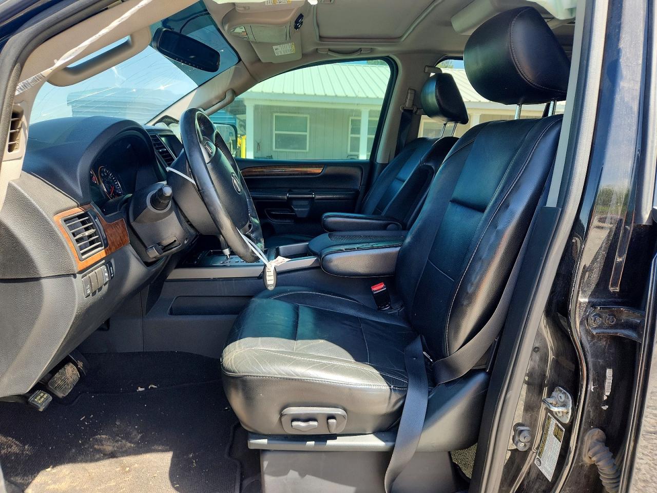 2014 Nissan Armada Sl Black vin: 5N1BA0ND3EN603211