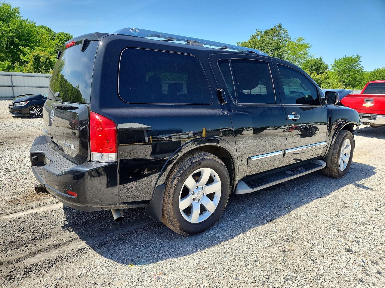 2014 Nissan Armada Sl Black vin: 5N1BA0ND3EN603211