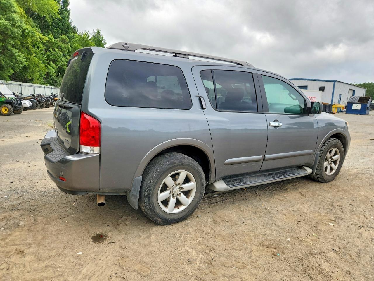 2015 Nissan Armada Sv Серый vin: 5N1BA0ND3FN601590