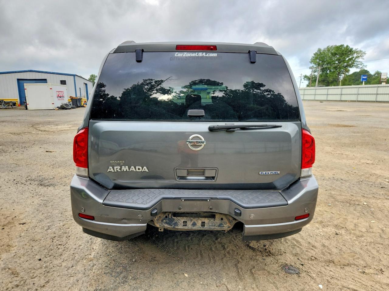 2015 Nissan Armada Sv Серый vin: 5N1BA0ND3FN601590