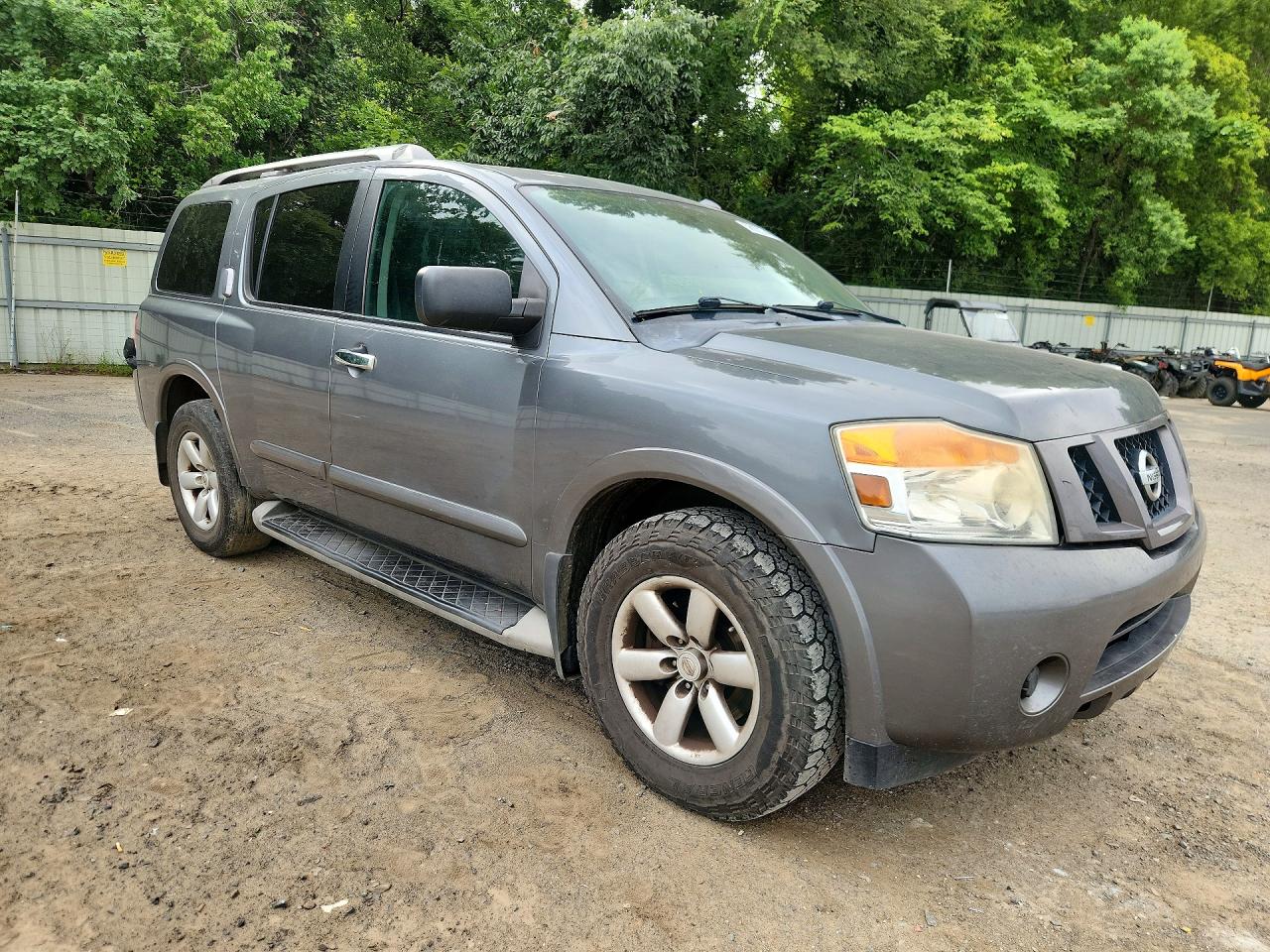 2015 Nissan Armada Sv Серый vin: 5N1BA0ND3FN601590