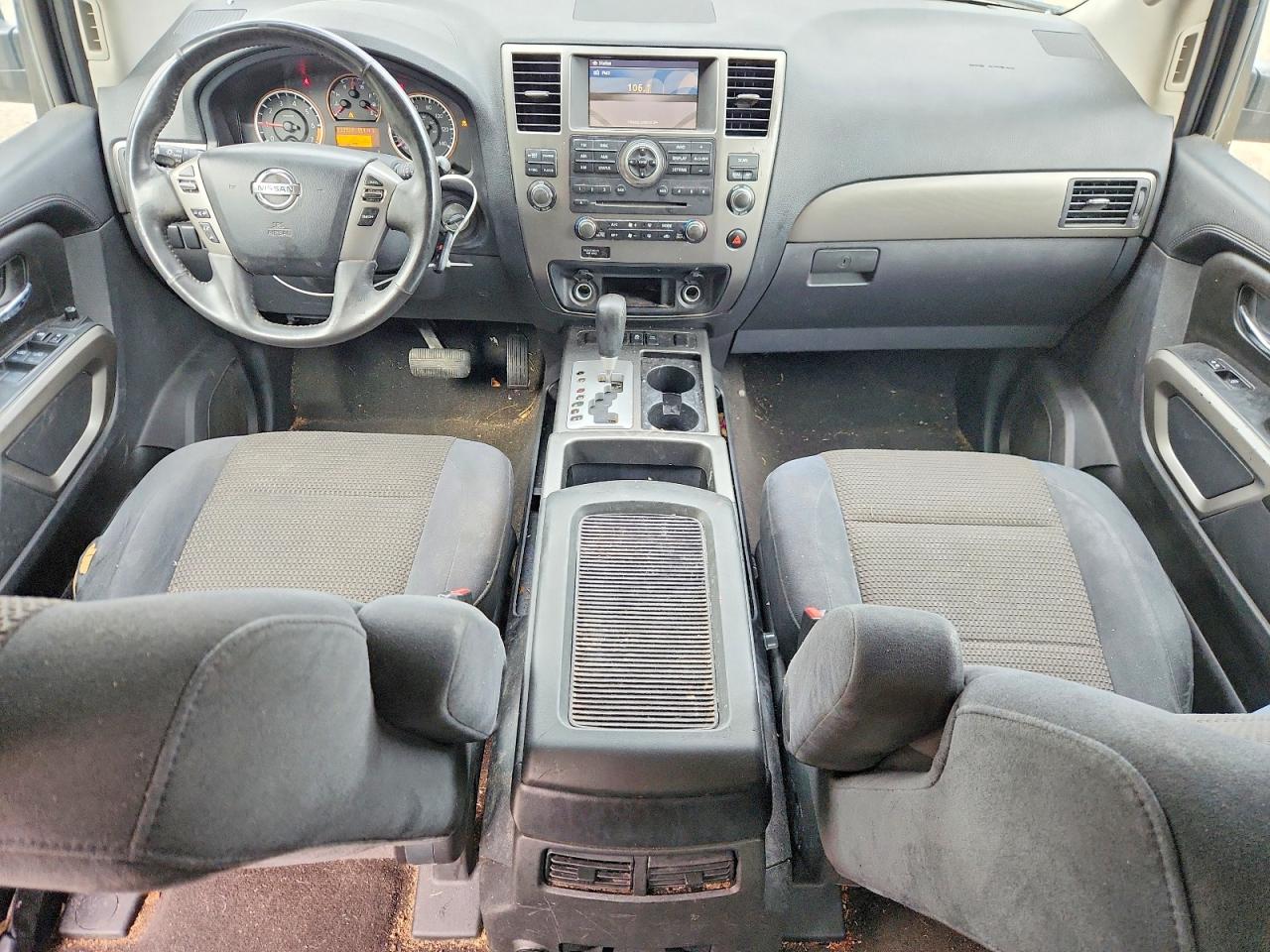 2015 Nissan Armada Sv Серый vin: 5N1BA0ND3FN601590