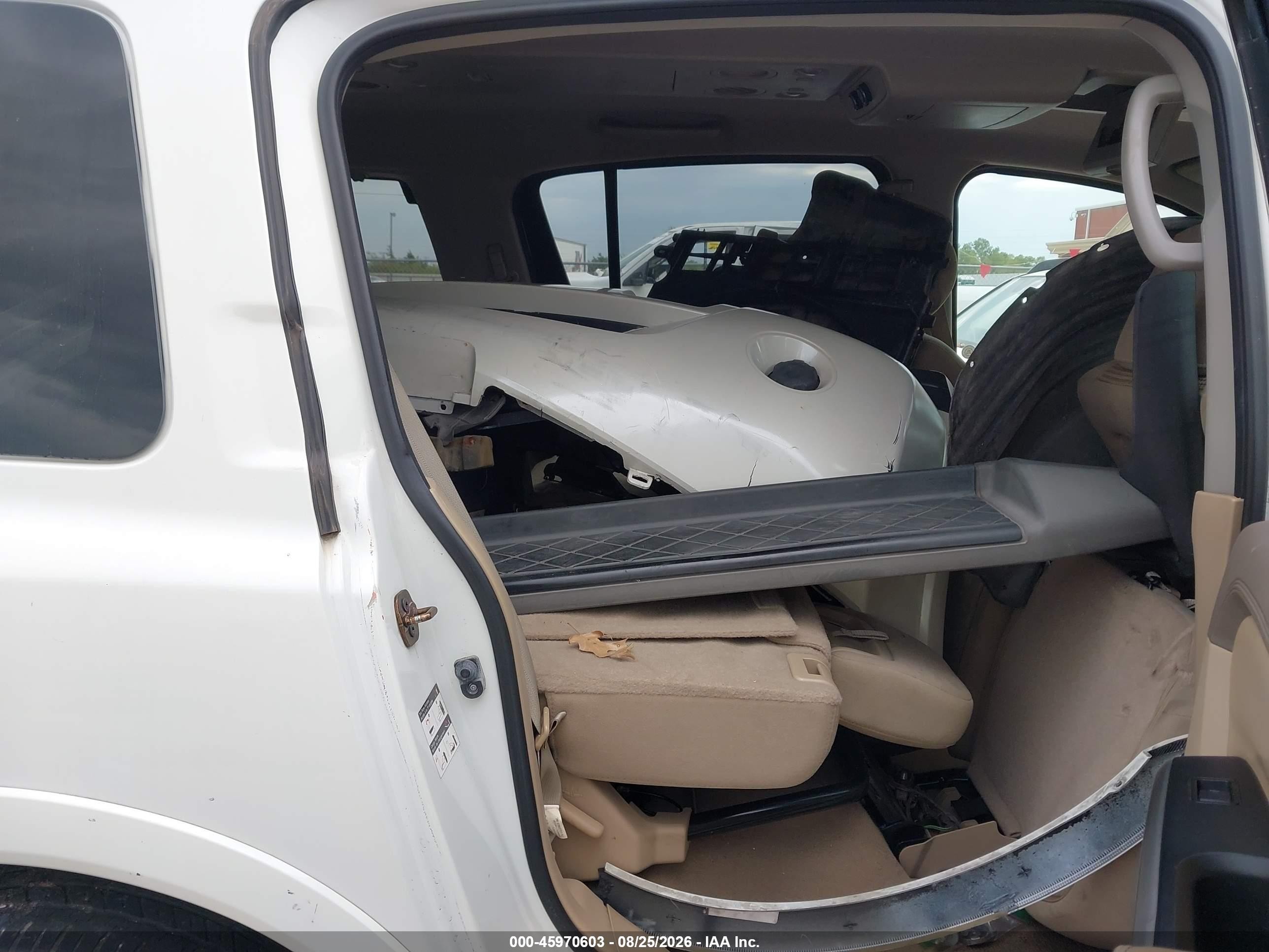 2015 Nissan Armada Sv White vin: 5N1BA0ND3FN602433