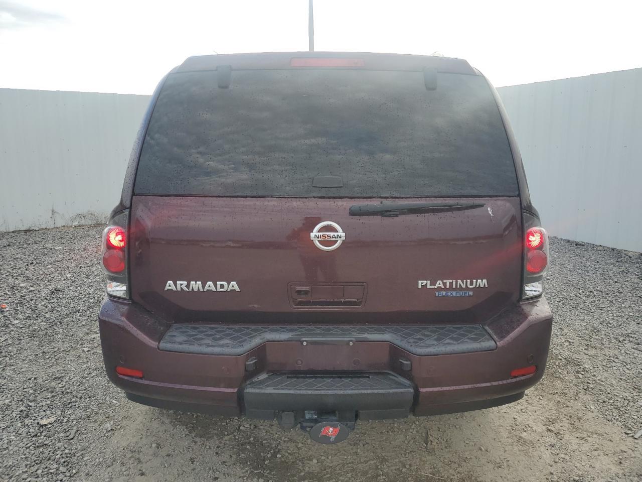 2015 Nissan Armada Platinum Burgundy vin: 5N1BA0ND3FN614002 Damage: Lift Gate, Multiple Scratches Heavy, 2
