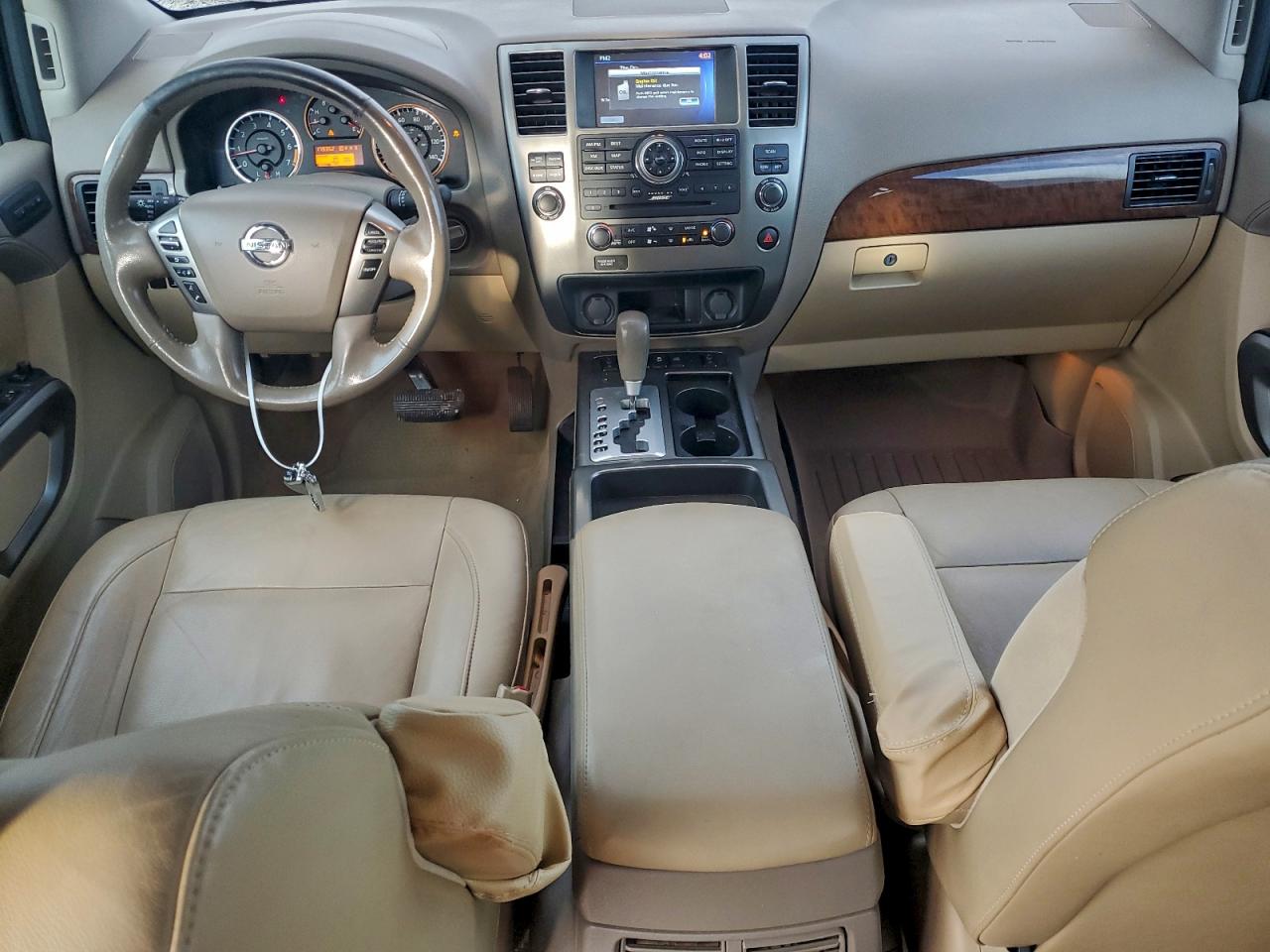 2015 Nissan Armada Platinum Burgundy vin: 5N1BA0ND3FN614002
