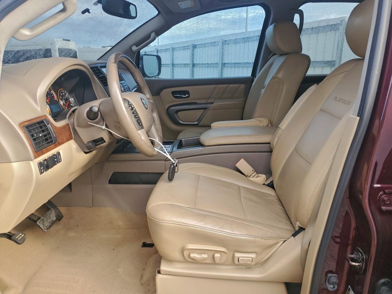 2015 Nissan Armada Platinum Burgundy vin: 5N1BA0ND3FN614002