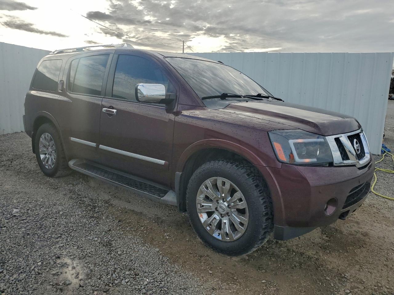 2015 Nissan Armada Platinum Burgundy vin: 5N1BA0ND3FN614002
