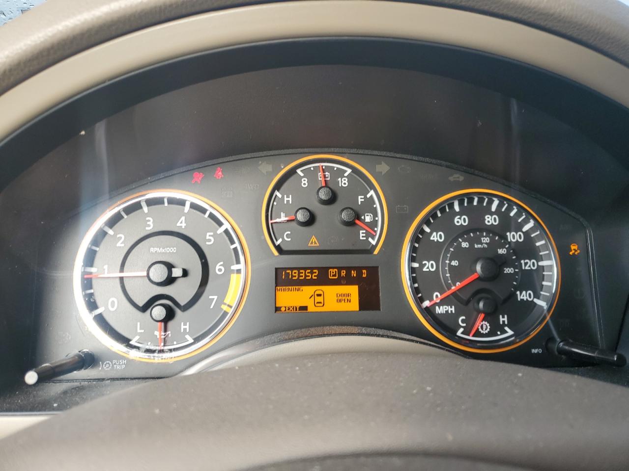 2015 Nissan Armada Platinum Burgundy vin: 5N1BA0ND3FN614002 Damage: Warning Light - Air Bag, On, Unacceptable