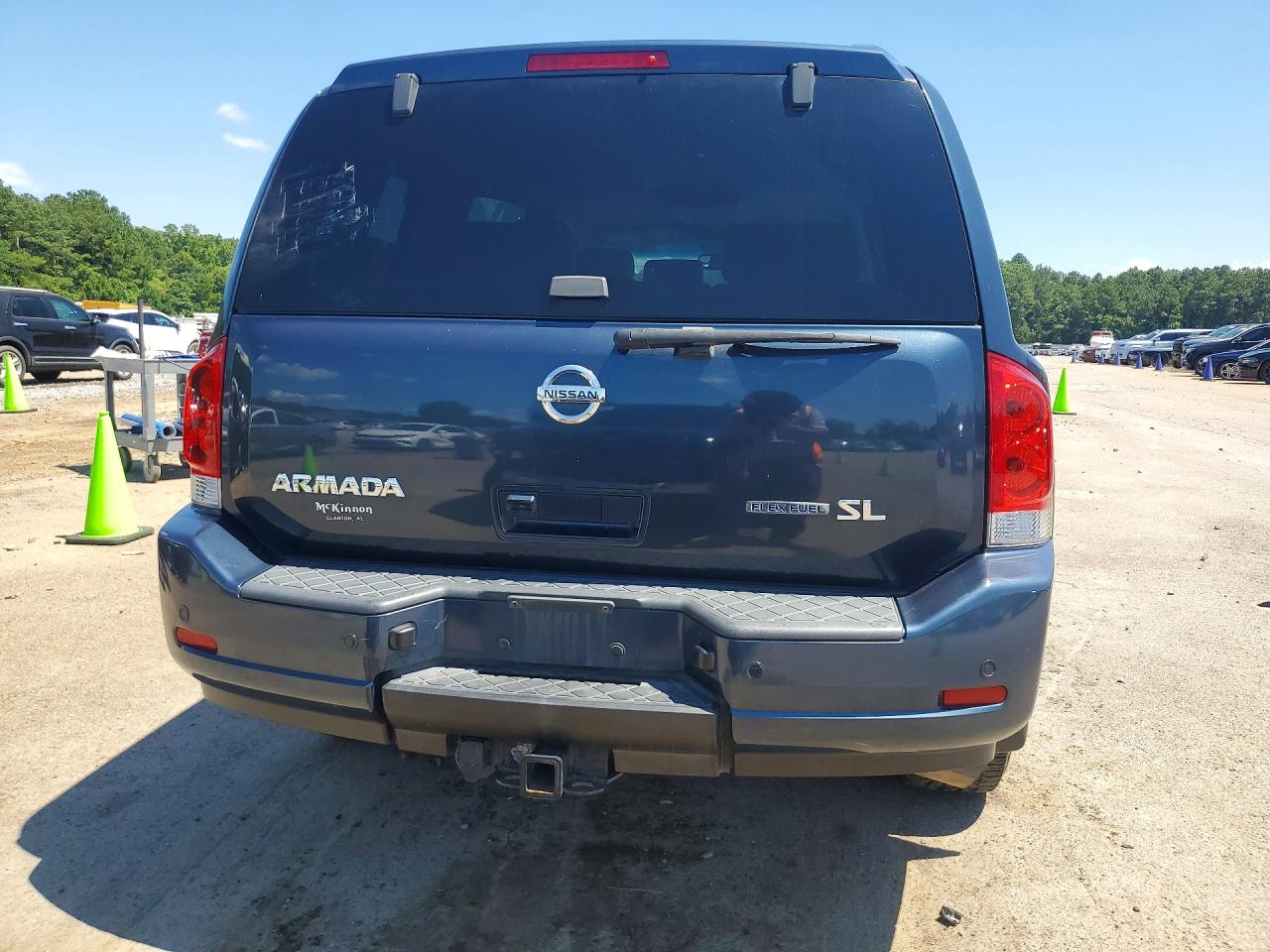 2015 Nissan Armada Sl Blue vin: 5N1BA0ND3FN622729