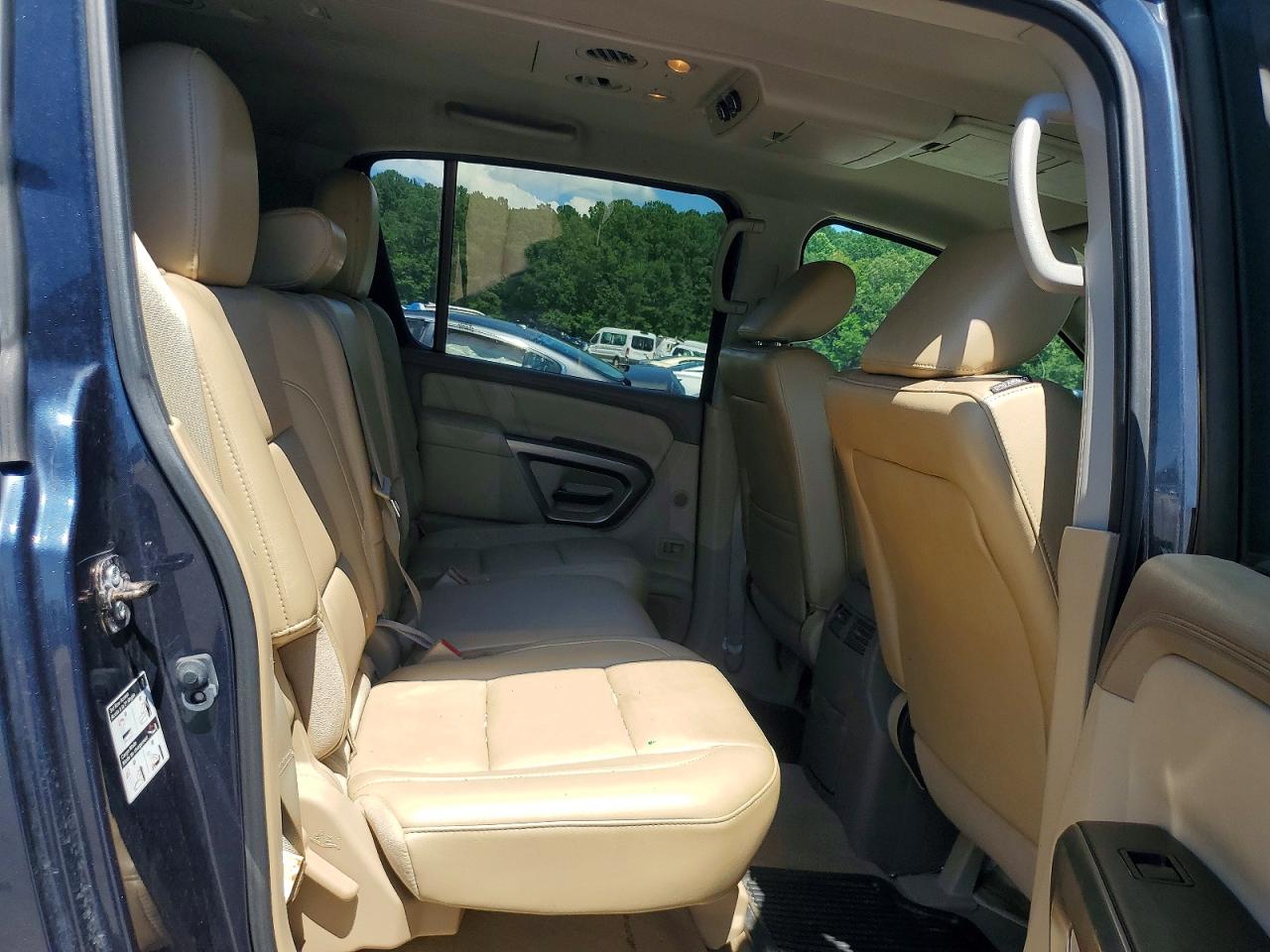 2015 Nissan Armada Sl Blue vin: 5N1BA0ND3FN622729