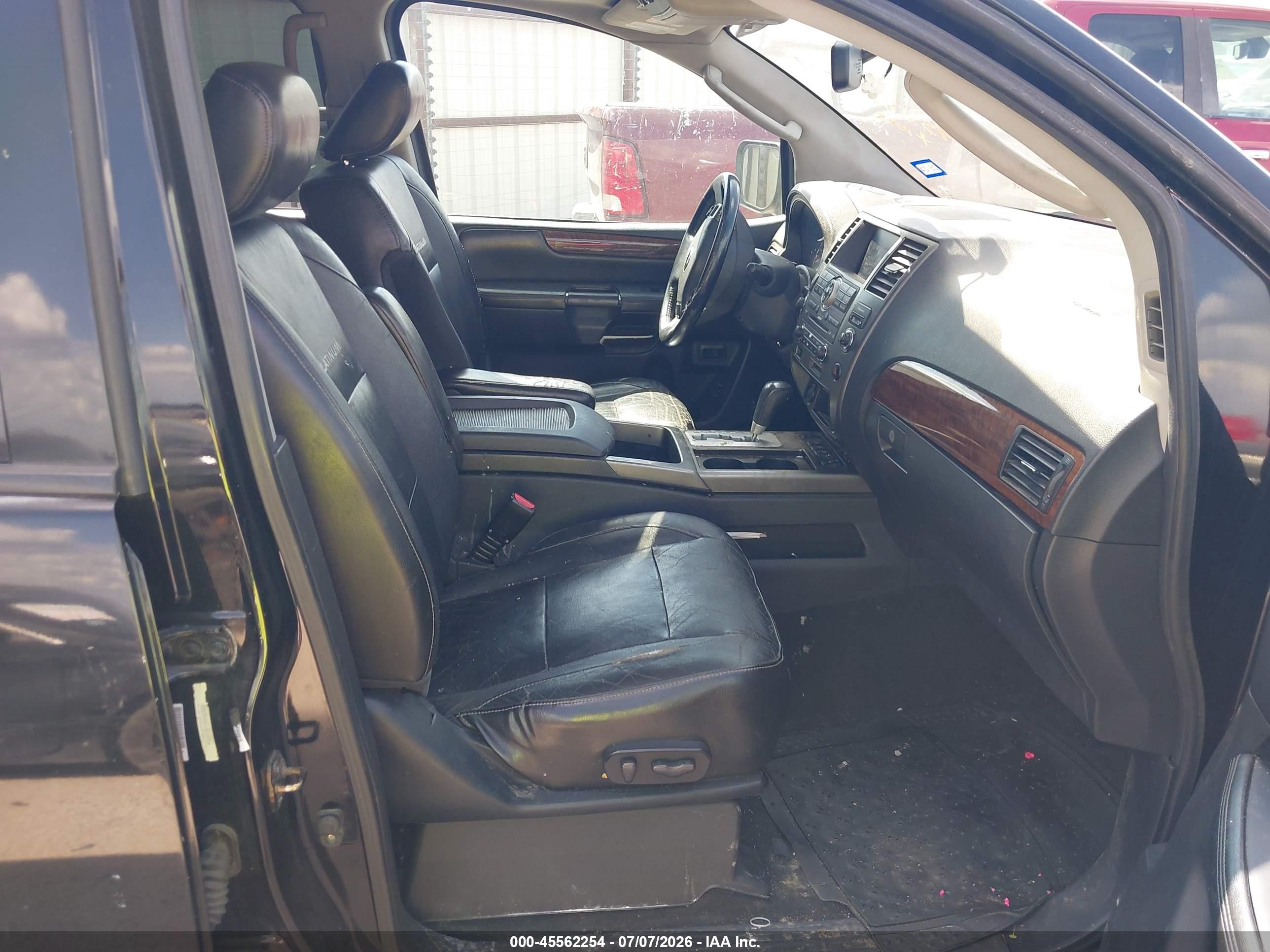 2010 Nissan Armada Platinum Черный vin: 5N1BA0ND4AN608265