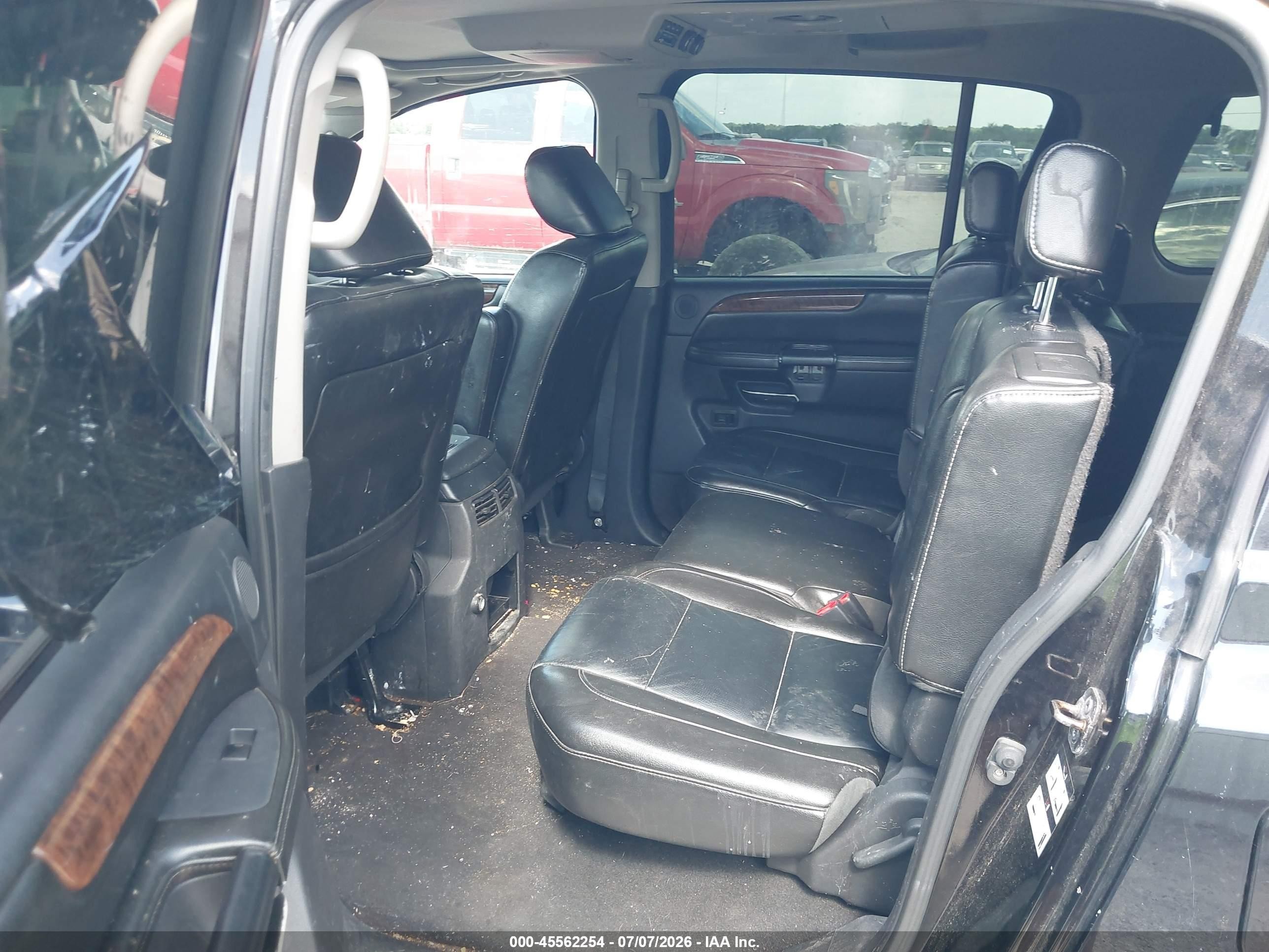 2010 Nissan Armada Platinum Черный vin: 5N1BA0ND4AN608265