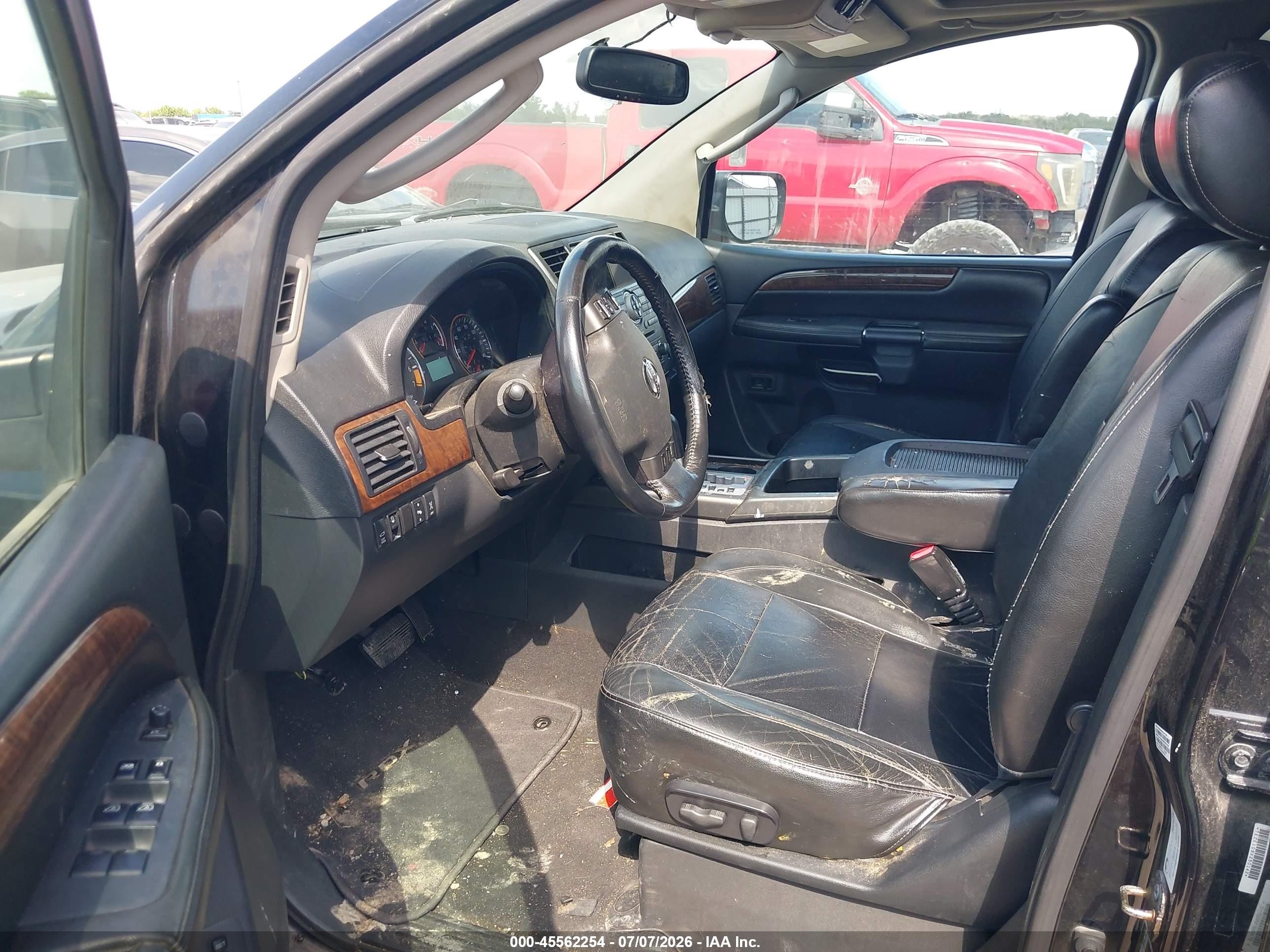 2010 Nissan Armada Platinum Черный vin: 5N1BA0ND4AN608265