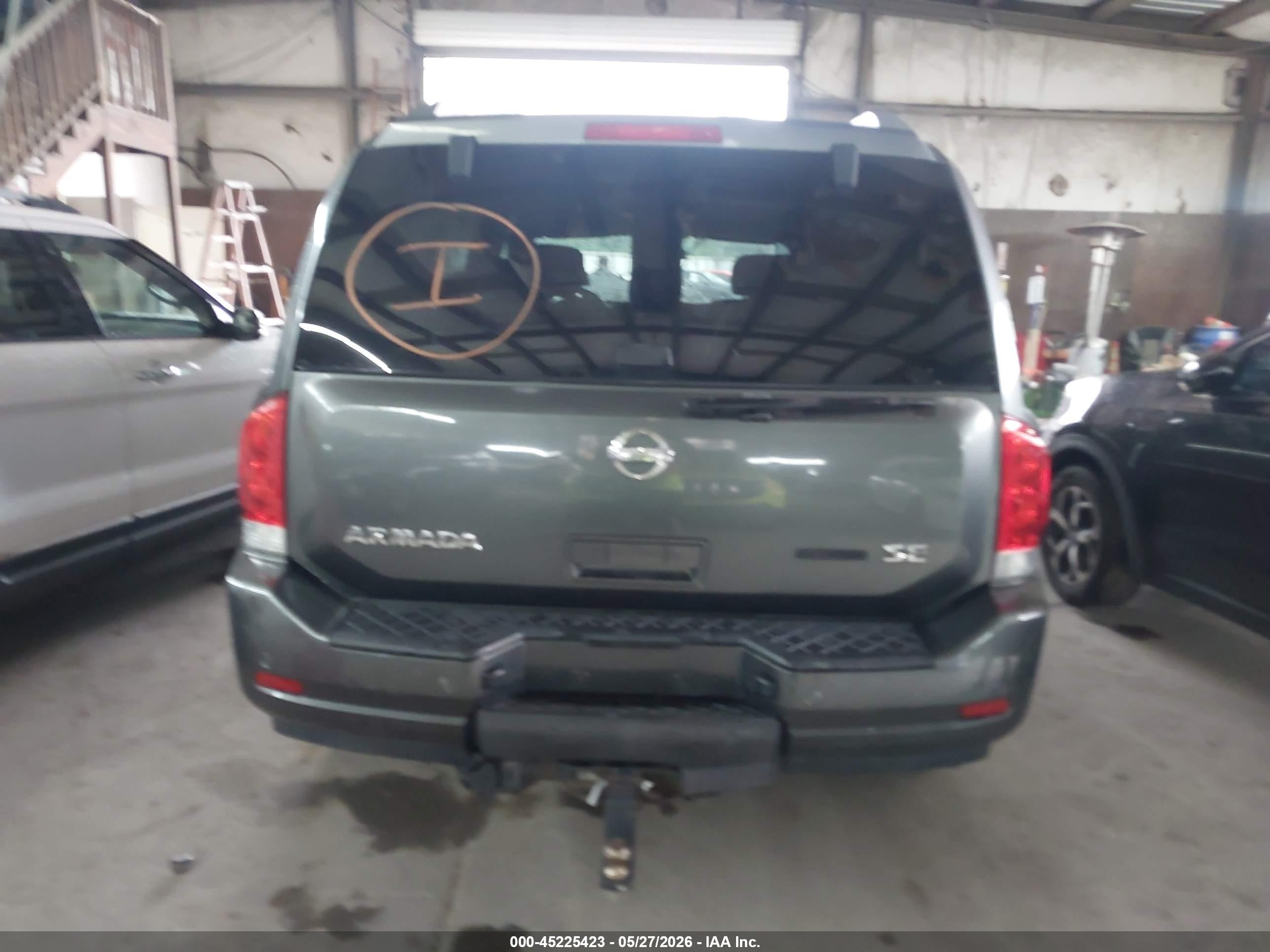 2010 Nissan Armada Se Black vin: 5N1BA0ND4AN613739
