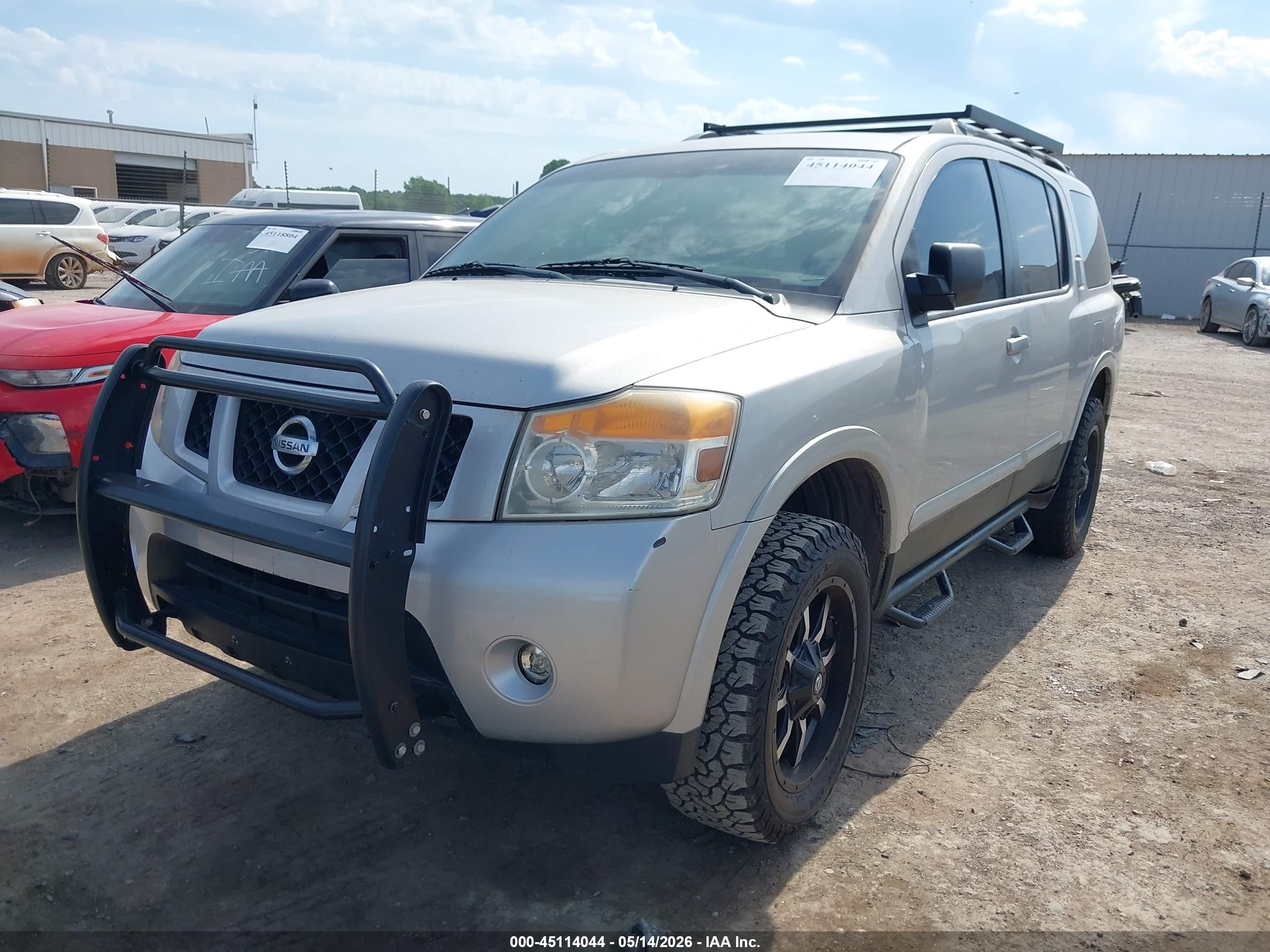 2010 Nissan Armada Se Silver vin: 5N1BA0ND4AN623770