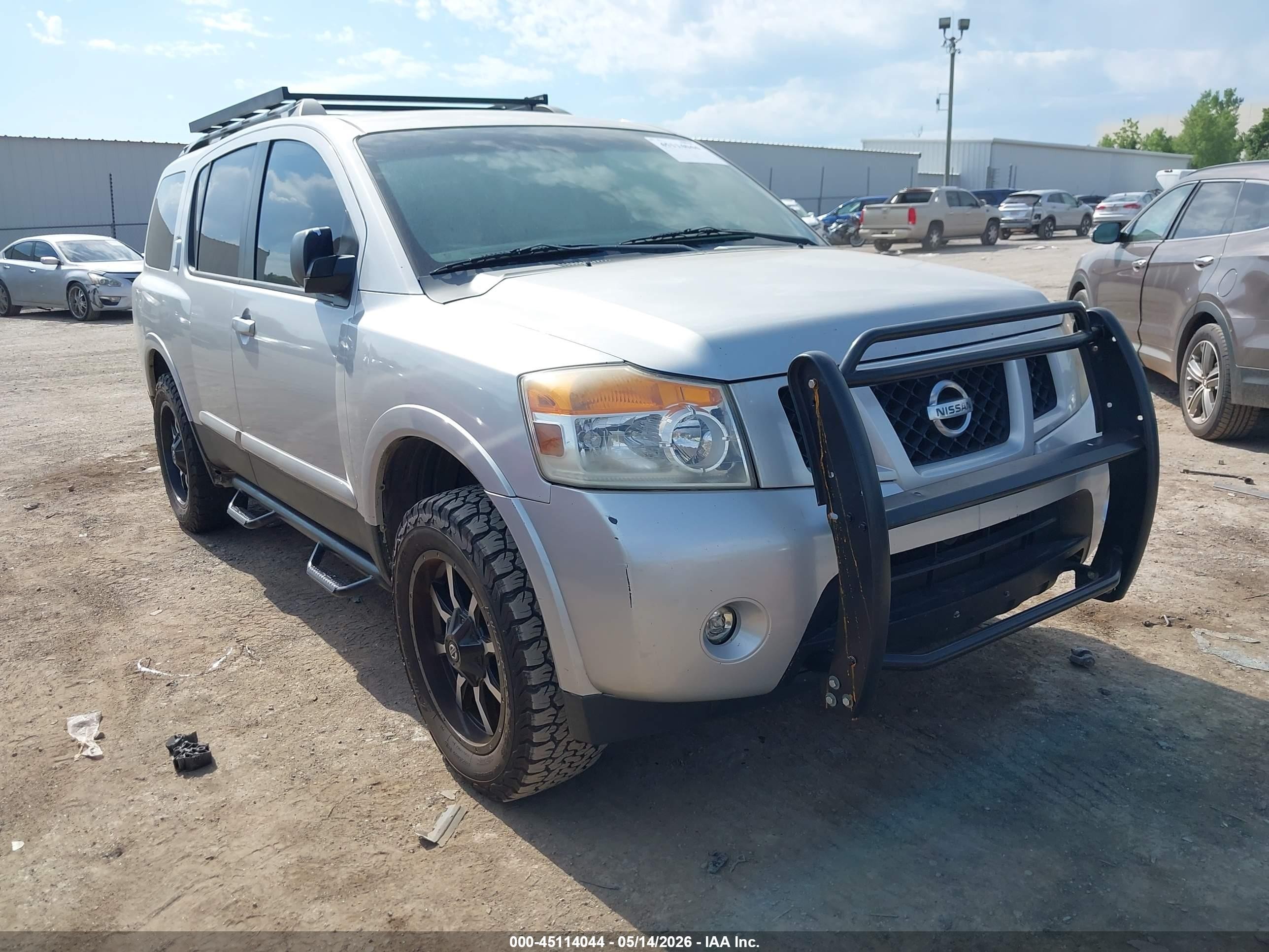 2010 Nissan Armada Se Silver vin: 5N1BA0ND4AN623770