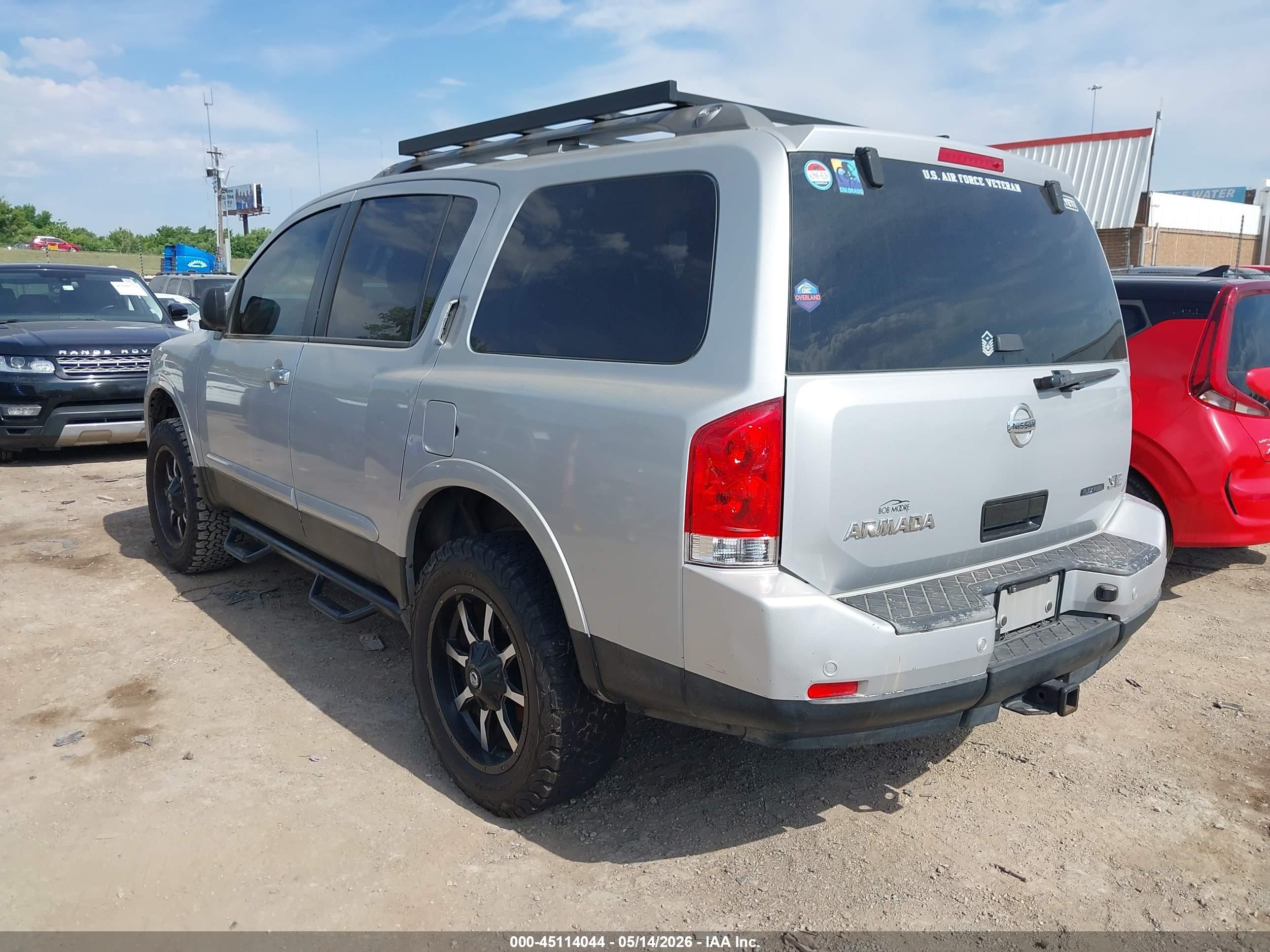 2010 Nissan Armada Se Silver vin: 5N1BA0ND4AN623770