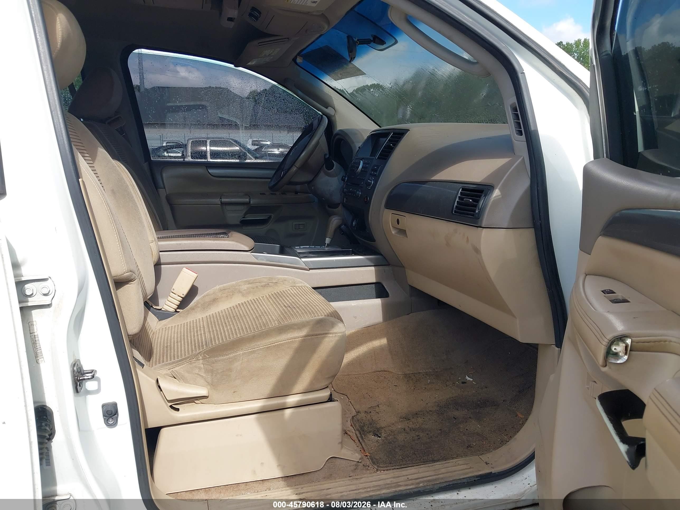 2010 Nissan Armada Se White vin: 5N1BA0ND4AN623946