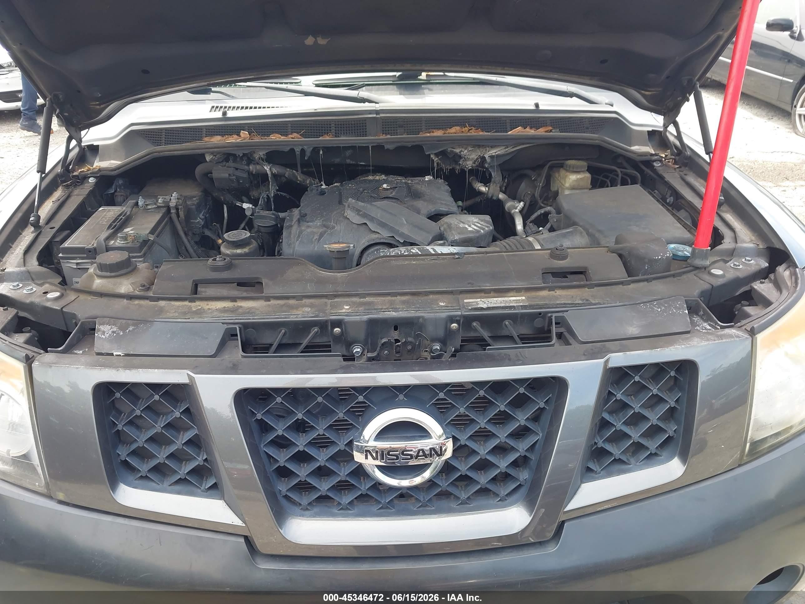 2011 Nissan Armada Sv Gray vin: 5N1BA0ND4BN611605