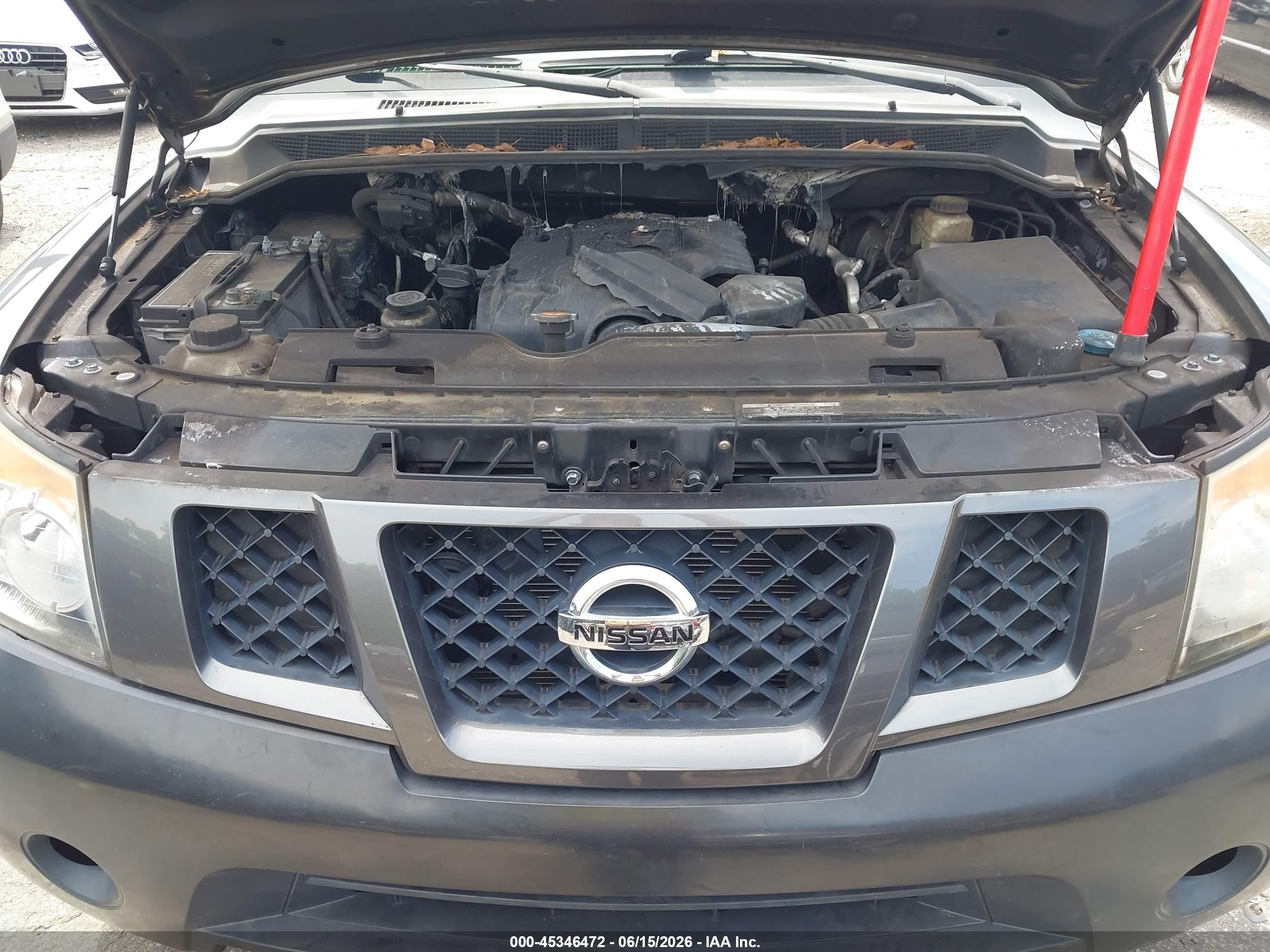 2011 Nissan Armada Sv Gray vin: 5N1BA0ND4BN611605