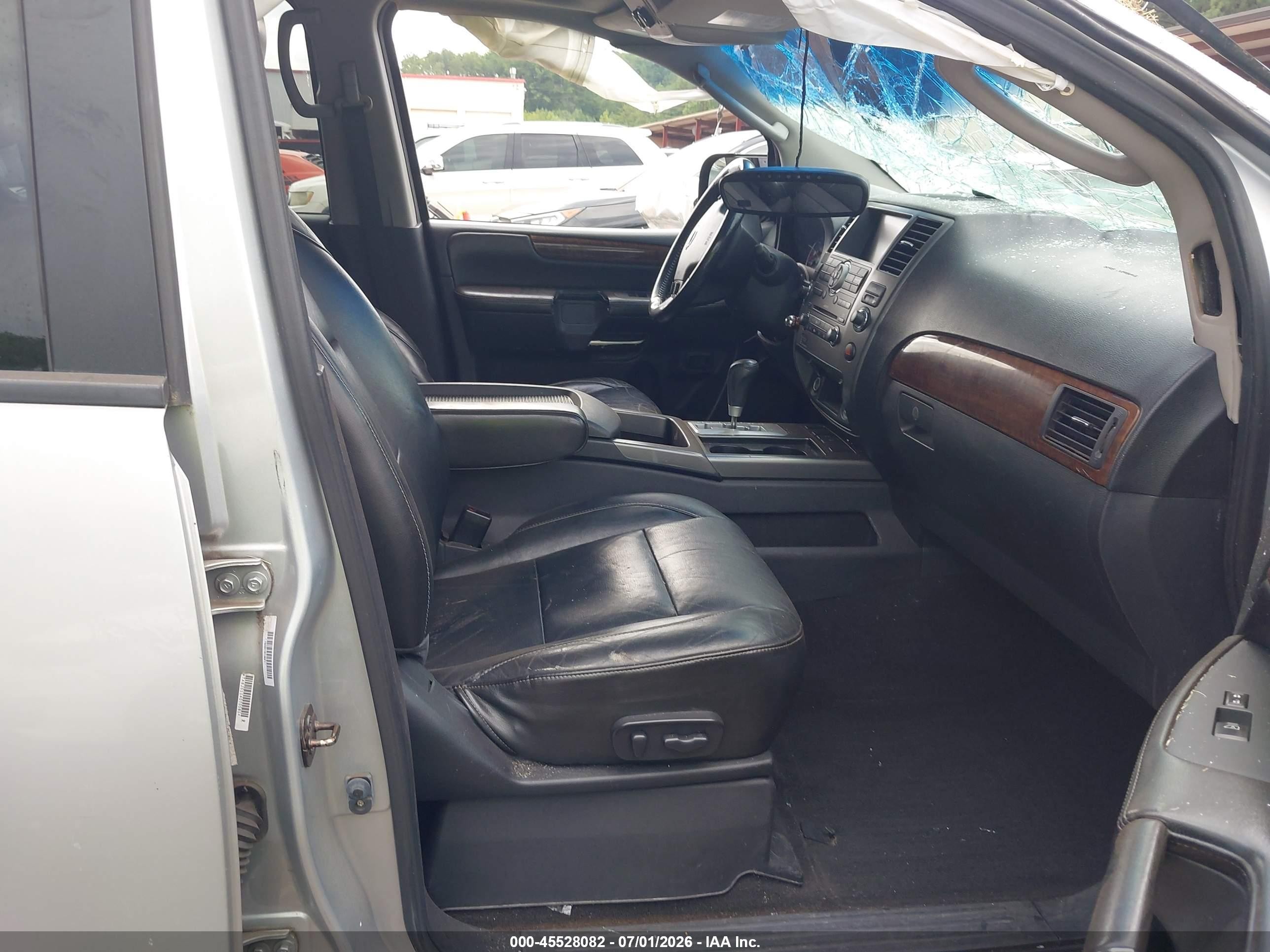2011 Nissan Armada Sl Silver vin: 5N1BA0ND4BN623253