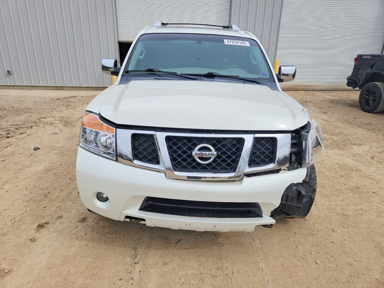 2013 Nissan Armada Sv Белый vin: 5N1BA0ND4DN603345