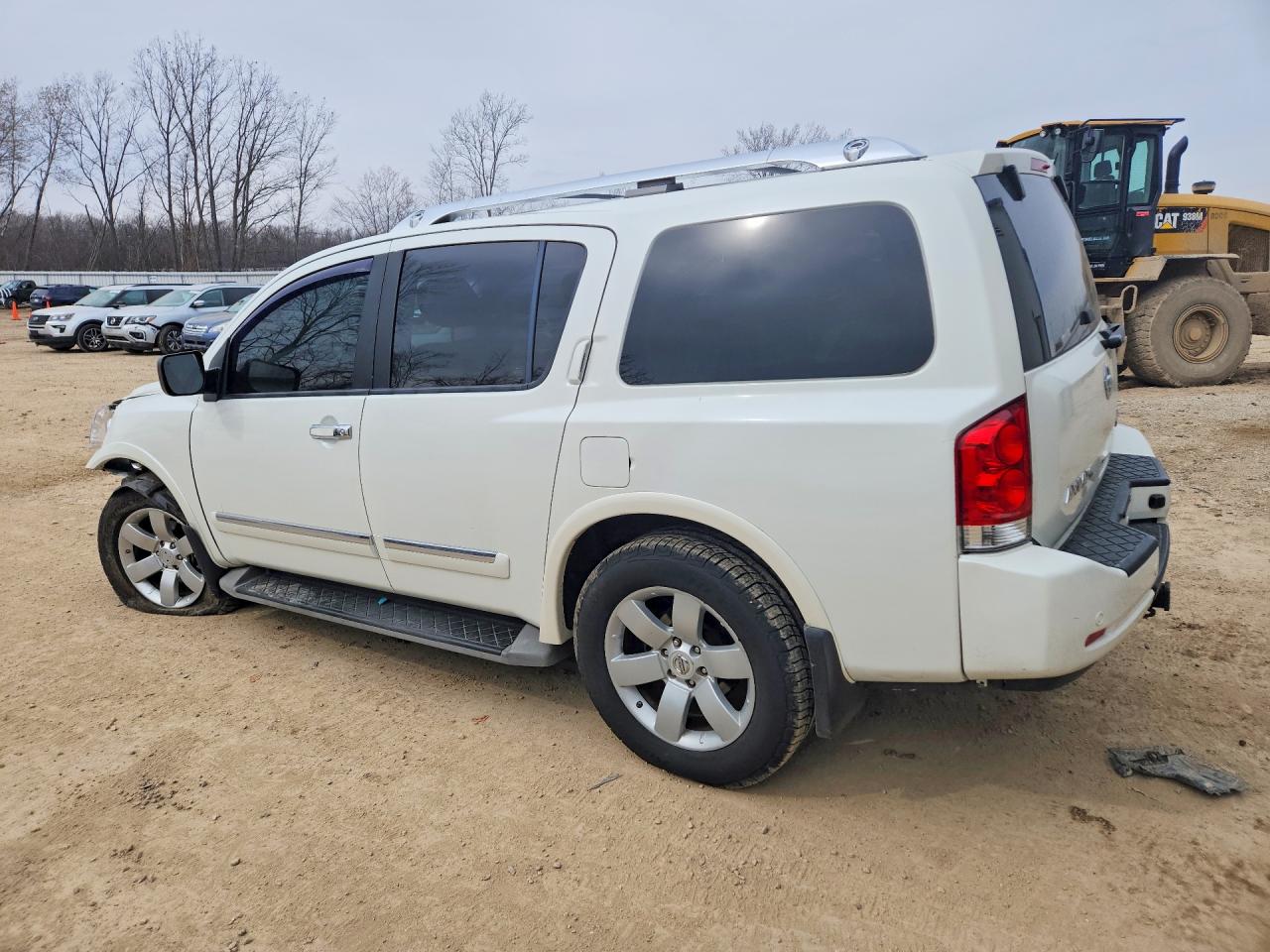 2013 Nissan Armada Sv Белый vin: 5N1BA0ND4DN603345
