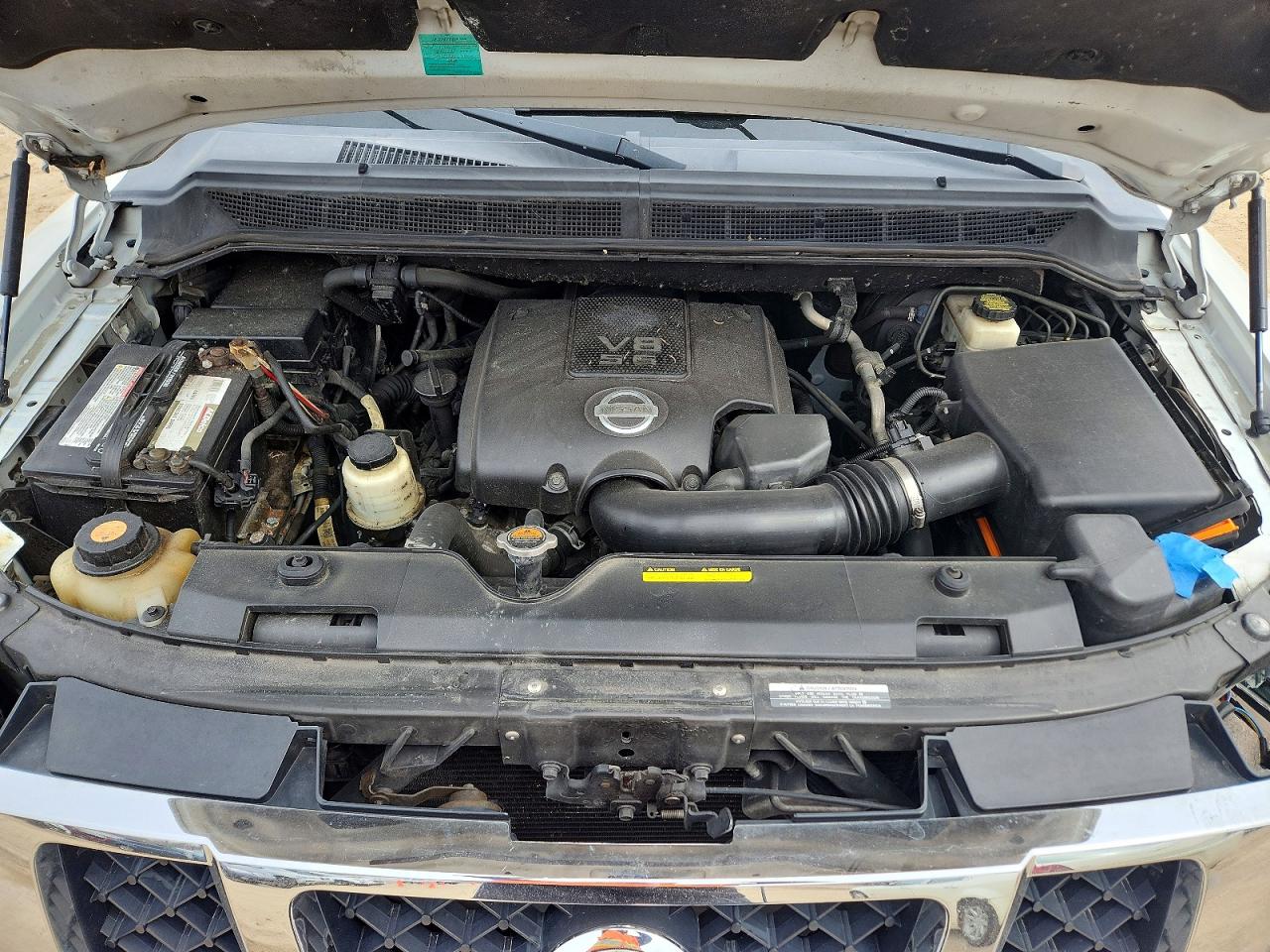 2013 Nissan Armada Sv Белый vin: 5N1BA0ND4DN603345