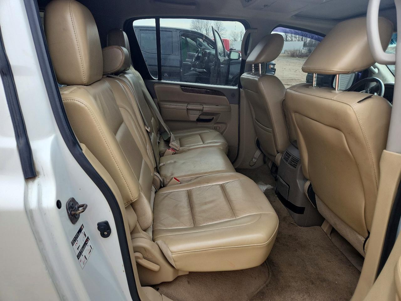 2013 Nissan Armada Sv Белый vin: 5N1BA0ND4DN603345