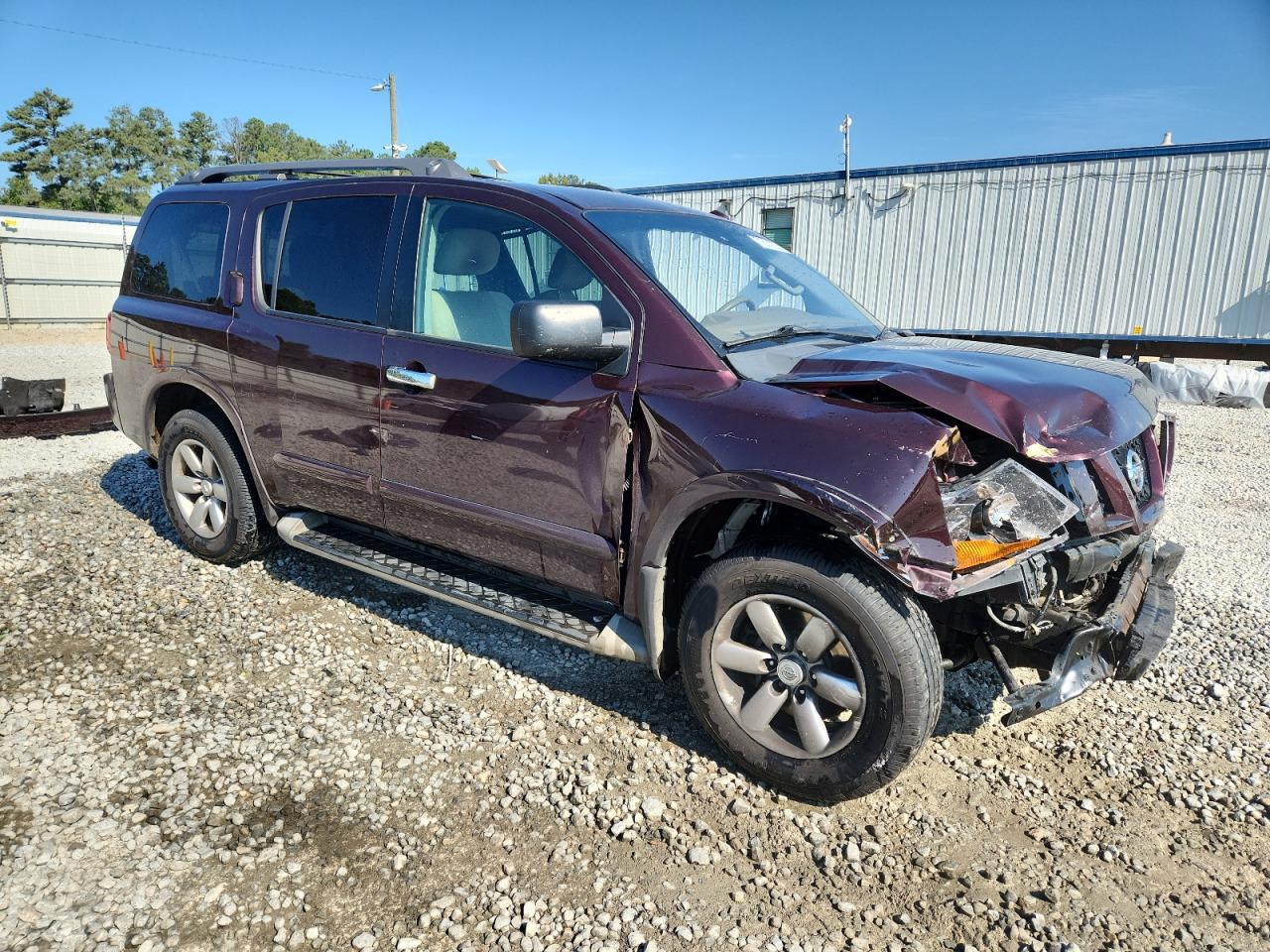 2014 Nissan Armada Sv Burgundy vin: 5N1BA0ND4EN600012