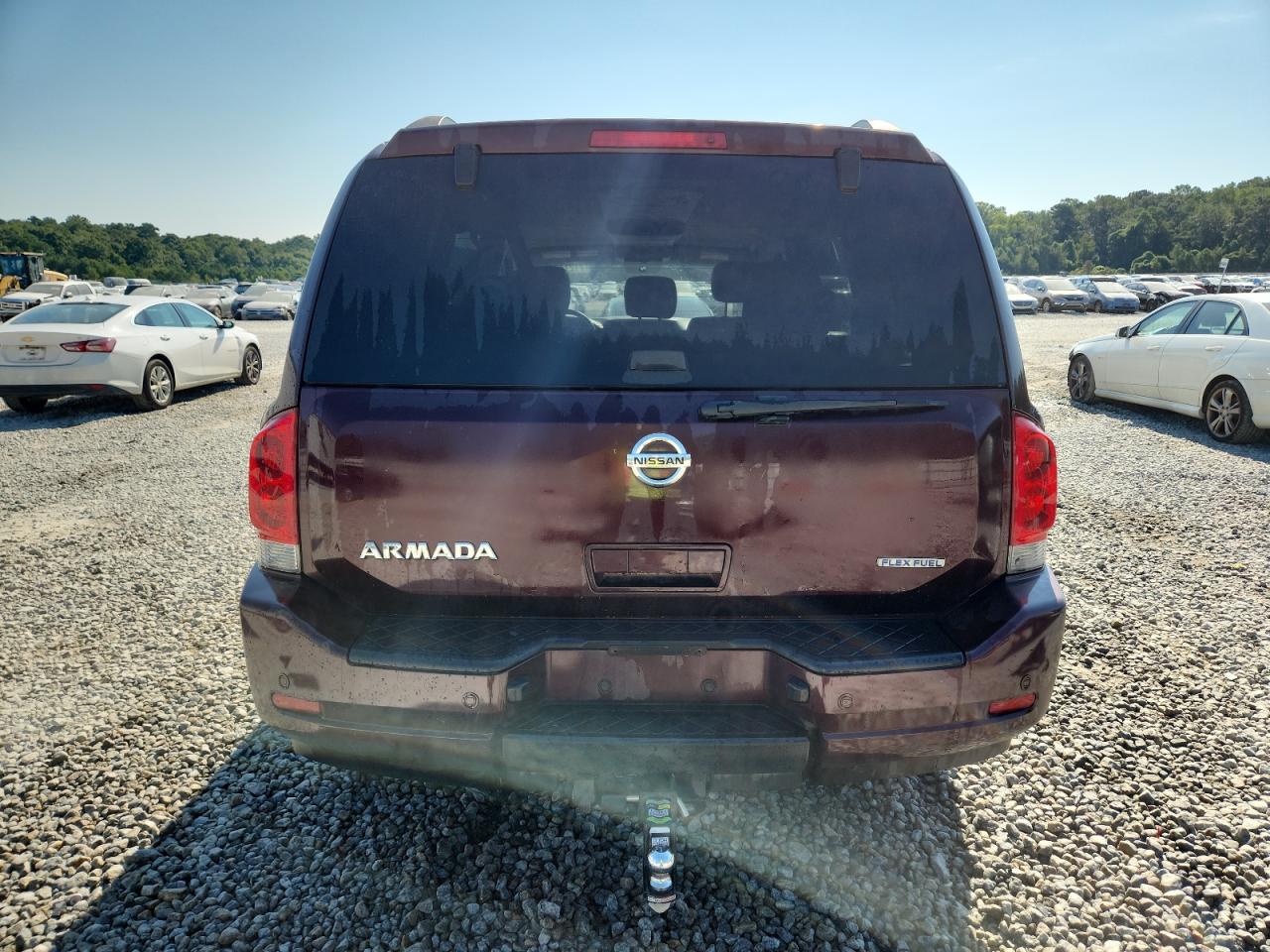 2014 Nissan Armada Sv Burgundy vin: 5N1BA0ND4EN600012