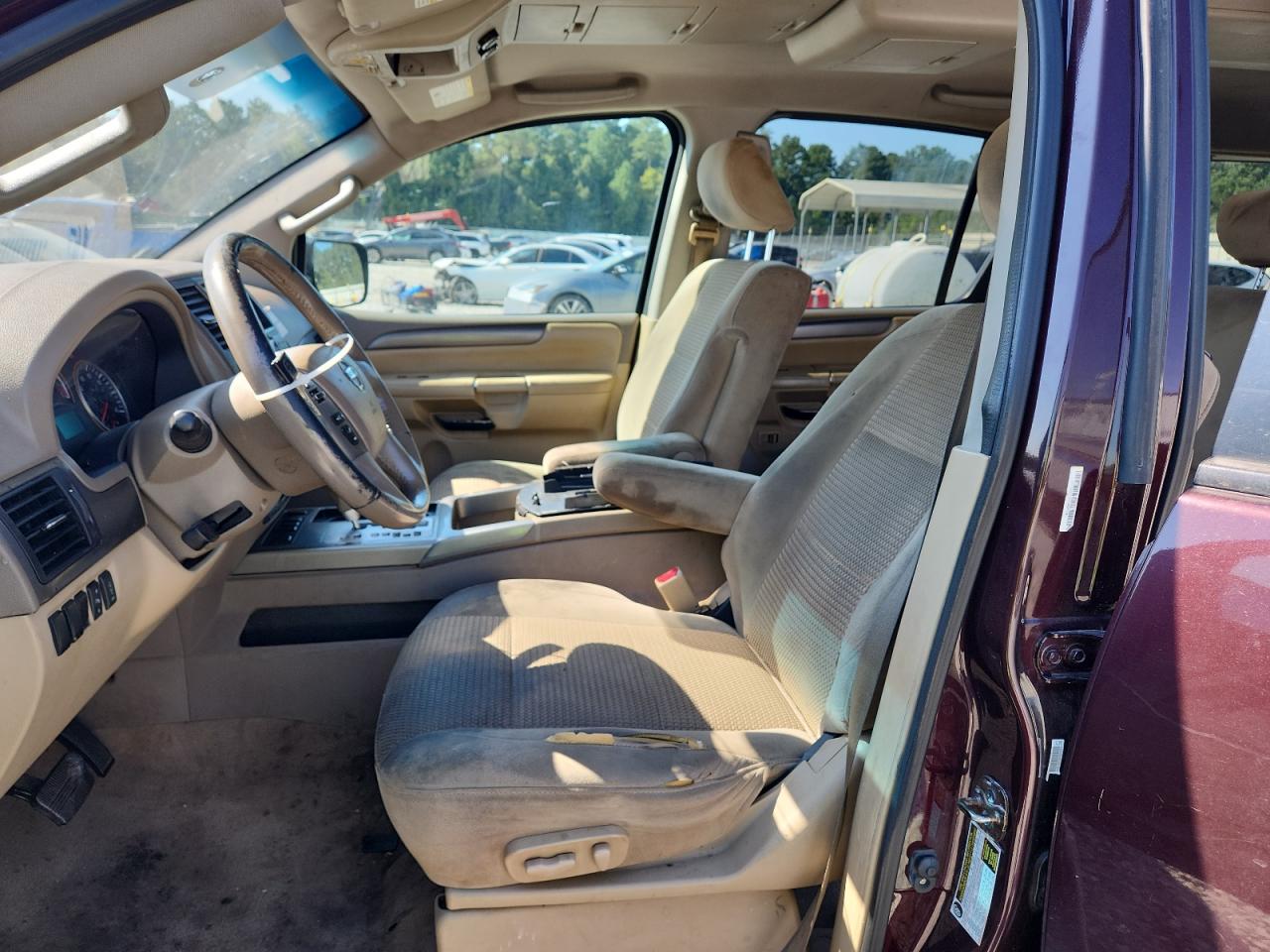 2014 Nissan Armada Sv Burgundy vin: 5N1BA0ND4EN600012