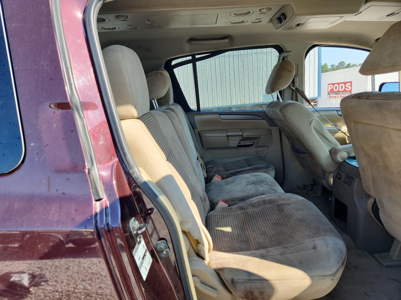 2014 Nissan Armada Sv Burgundy vin: 5N1BA0ND4EN600012