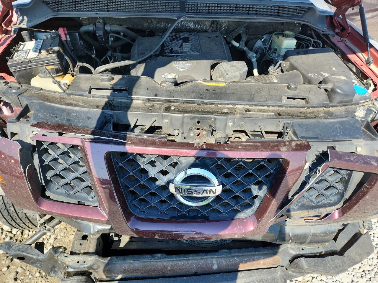 2014 Nissan Armada Sv Burgundy vin: 5N1BA0ND4EN600012