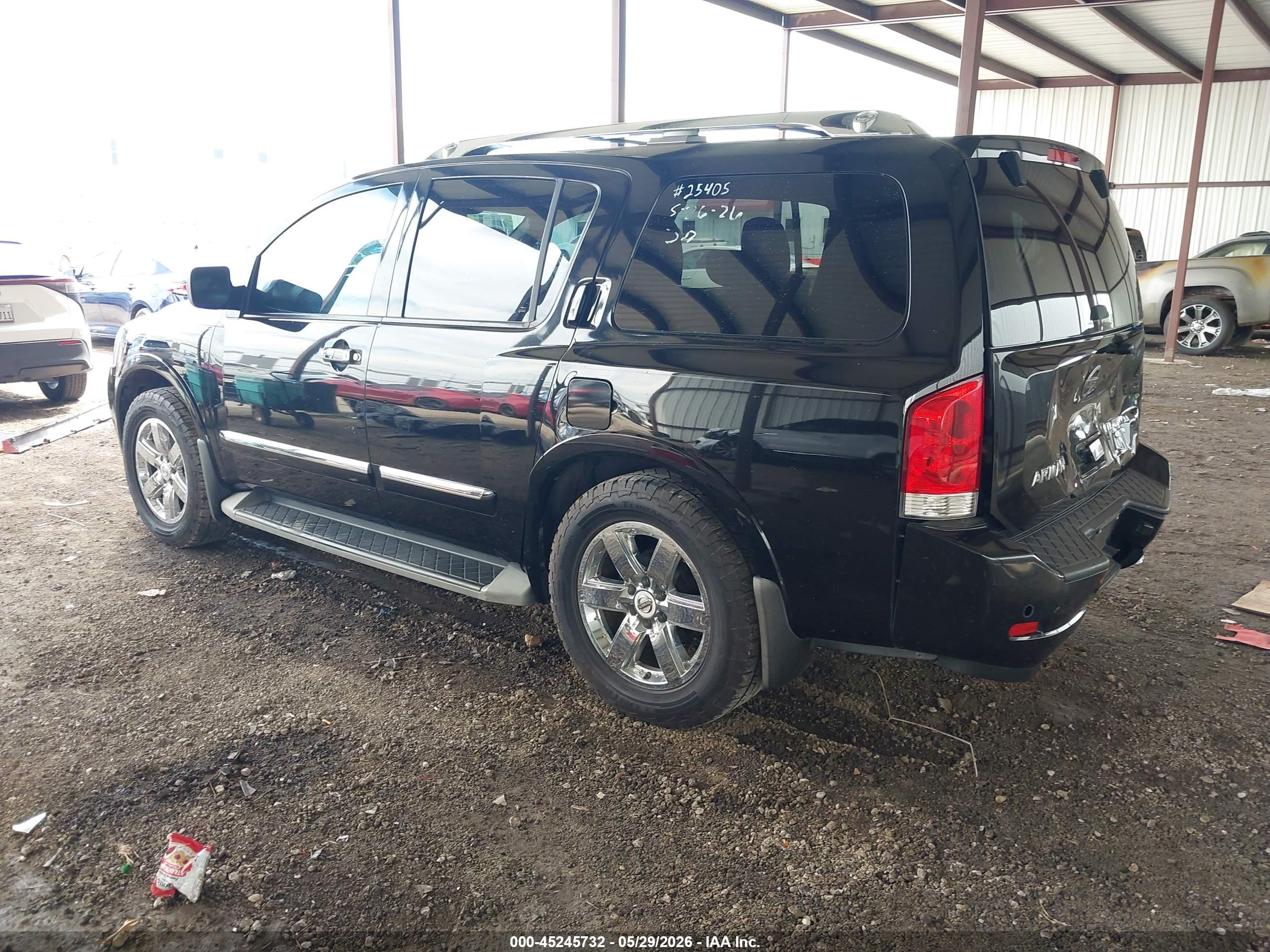 2014 Nissan Armada Platinum Black vin: 5N1BA0ND4EN610023