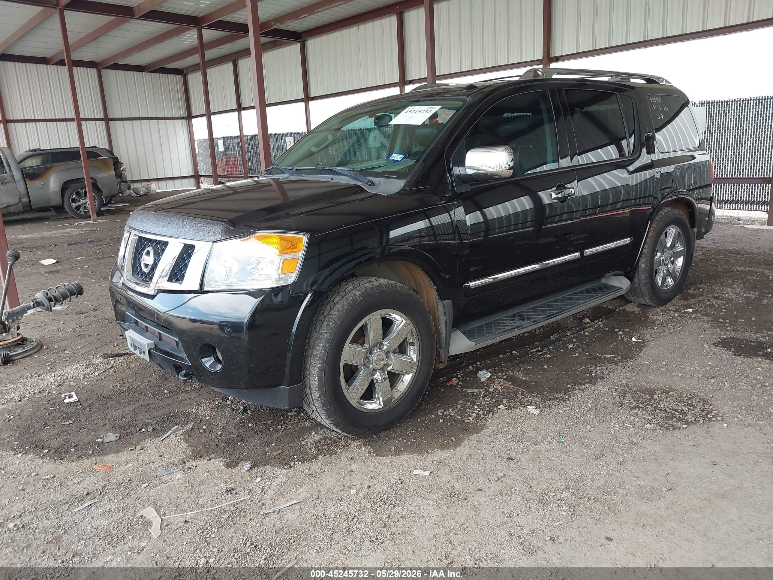 2014 Nissan Armada Platinum Black vin: 5N1BA0ND4EN610023