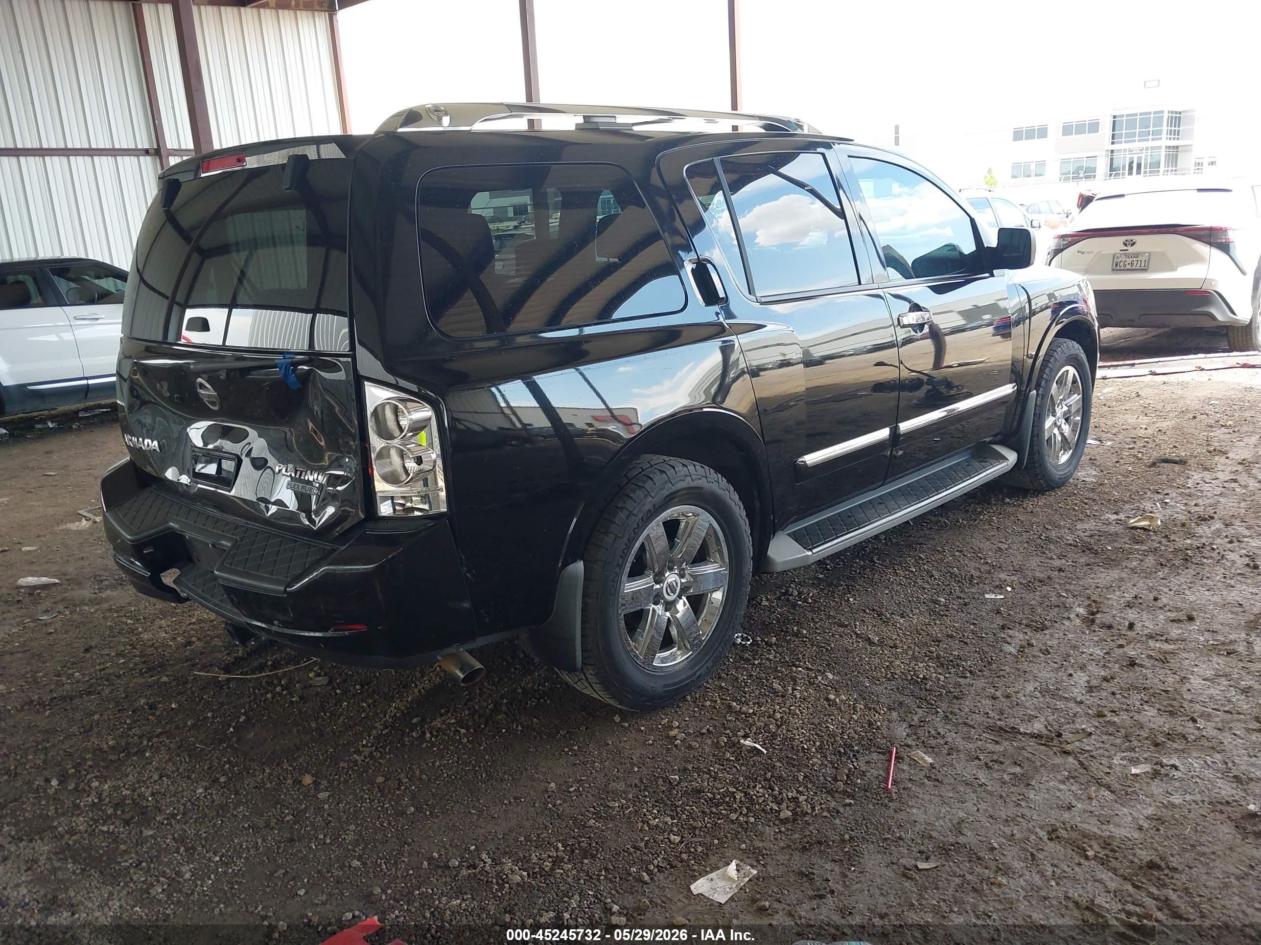 2014 Nissan Armada Platinum Black vin: 5N1BA0ND4EN610023