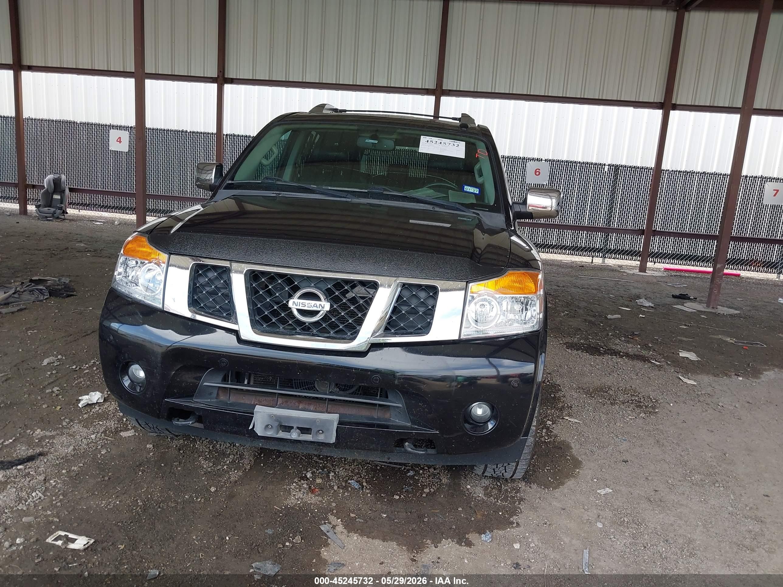 2014 Nissan Armada Platinum Black vin: 5N1BA0ND4EN610023