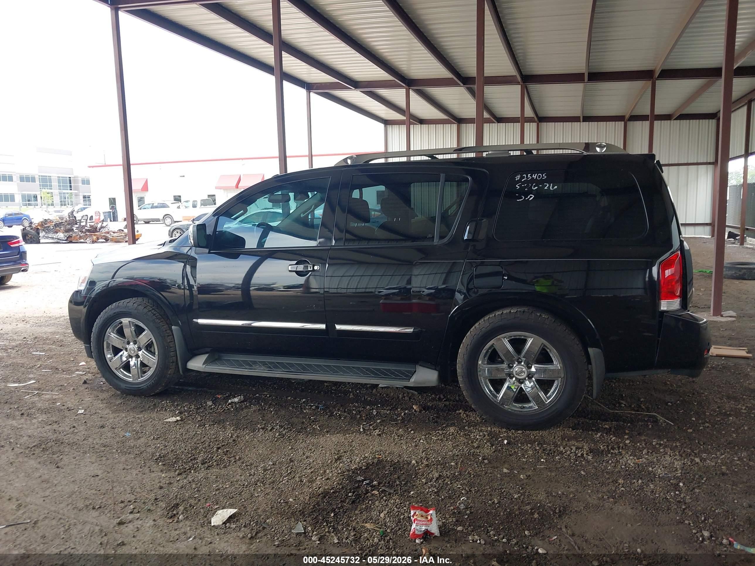 2014 Nissan Armada Platinum Black vin: 5N1BA0ND4EN610023