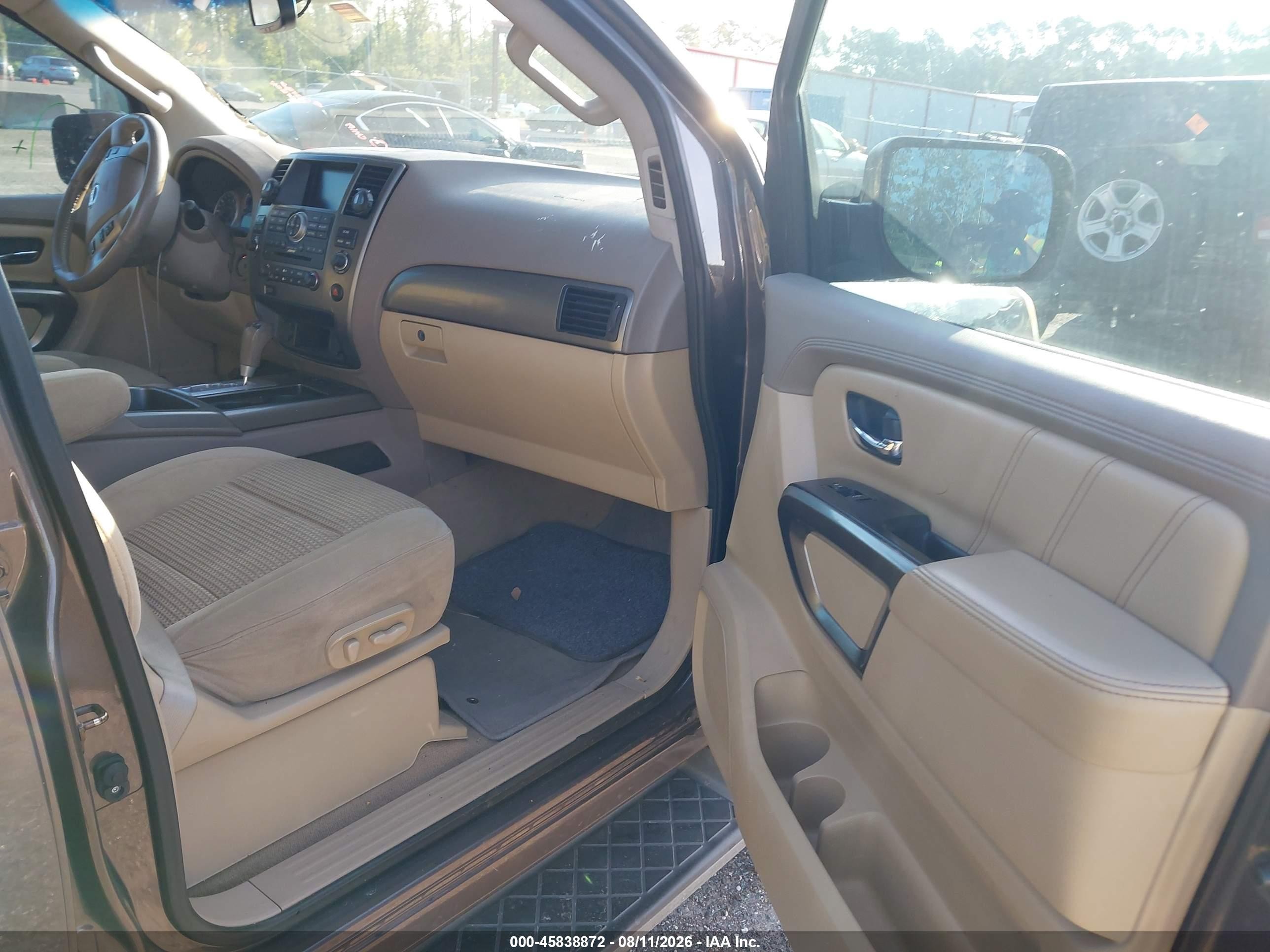 2015 Nissan Armada Sv Brown vin: 5N1BA0ND4FN618317