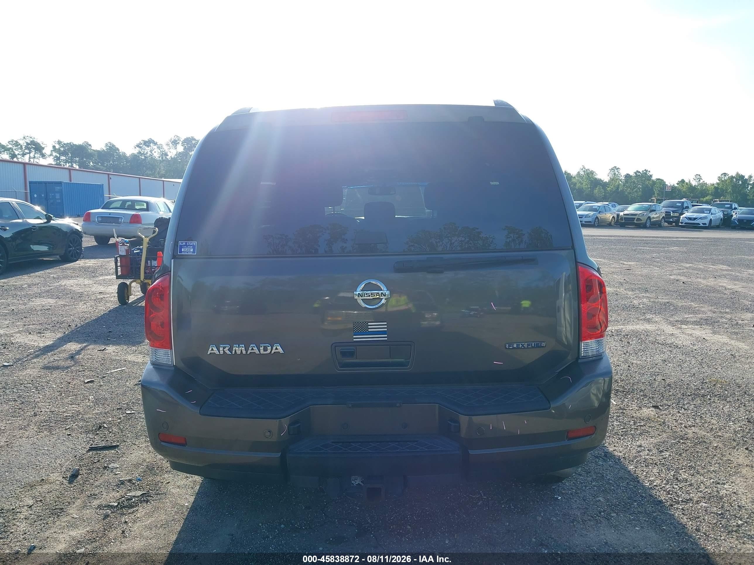 2015 Nissan Armada Sv Brown vin: 5N1BA0ND4FN618317