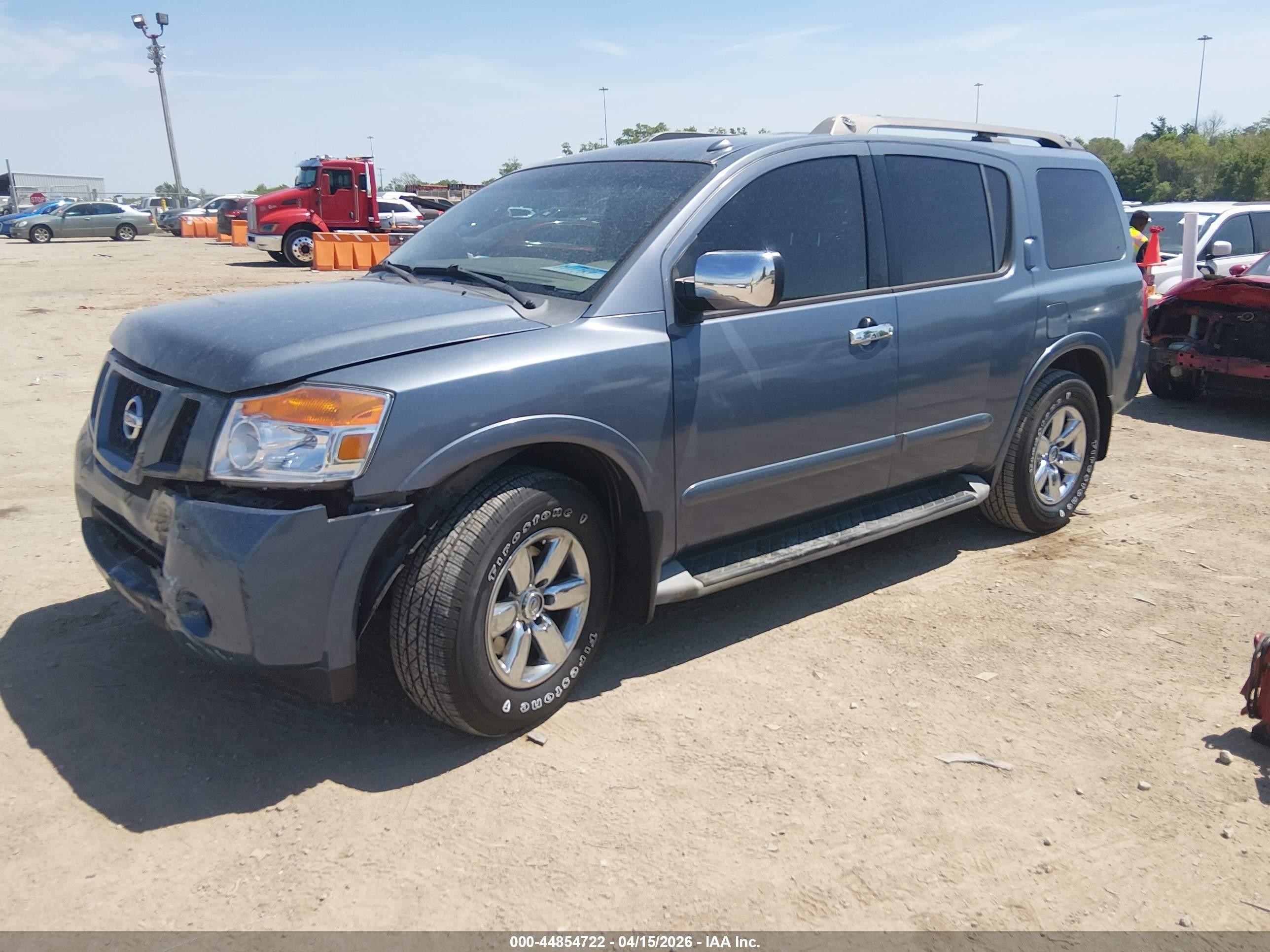 2011 Nissan Armada Sv Синий vin: 5N1BA0ND5BN607272