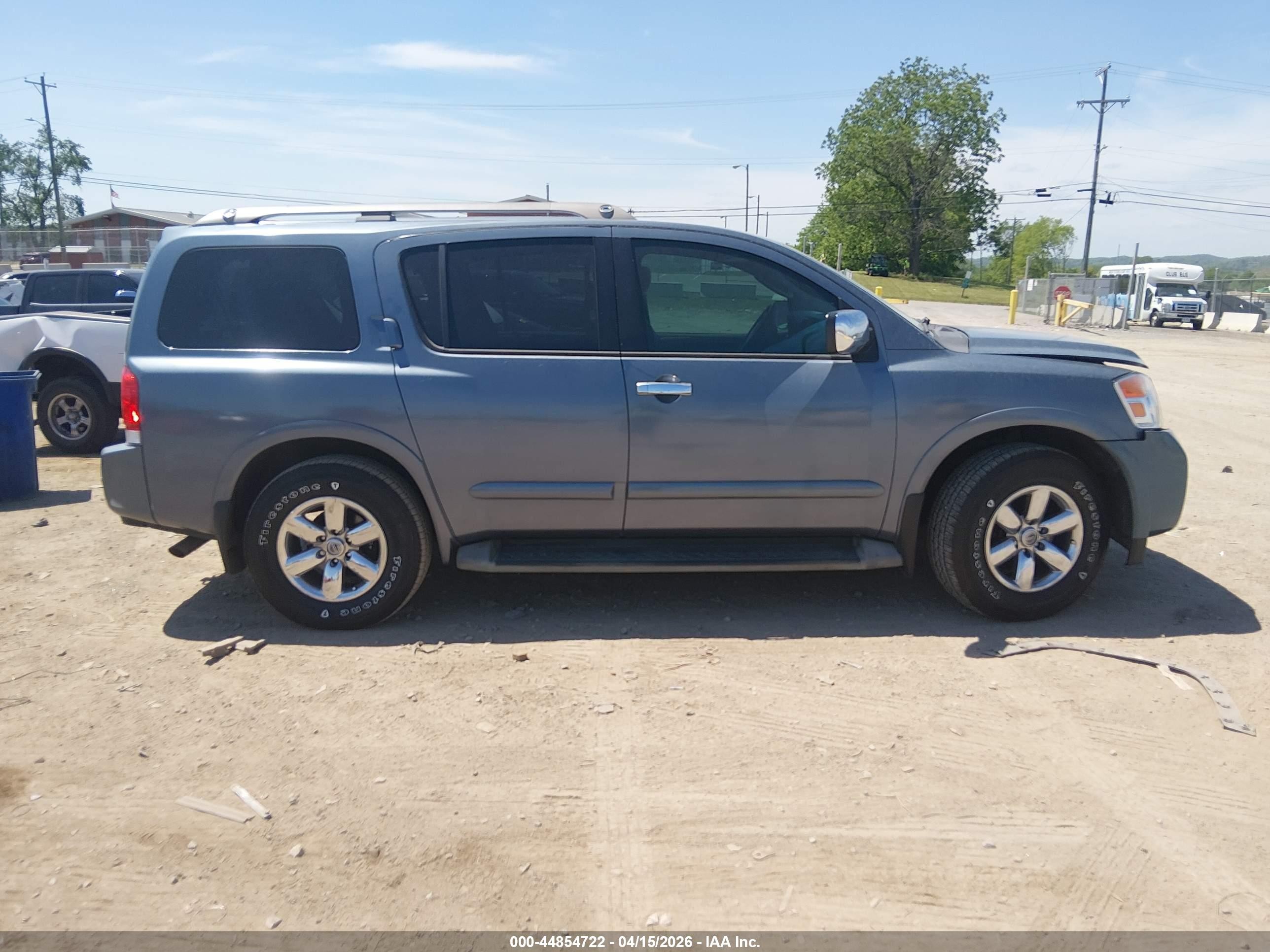 2011 Nissan Armada Sv Синий vin: 5N1BA0ND5BN607272