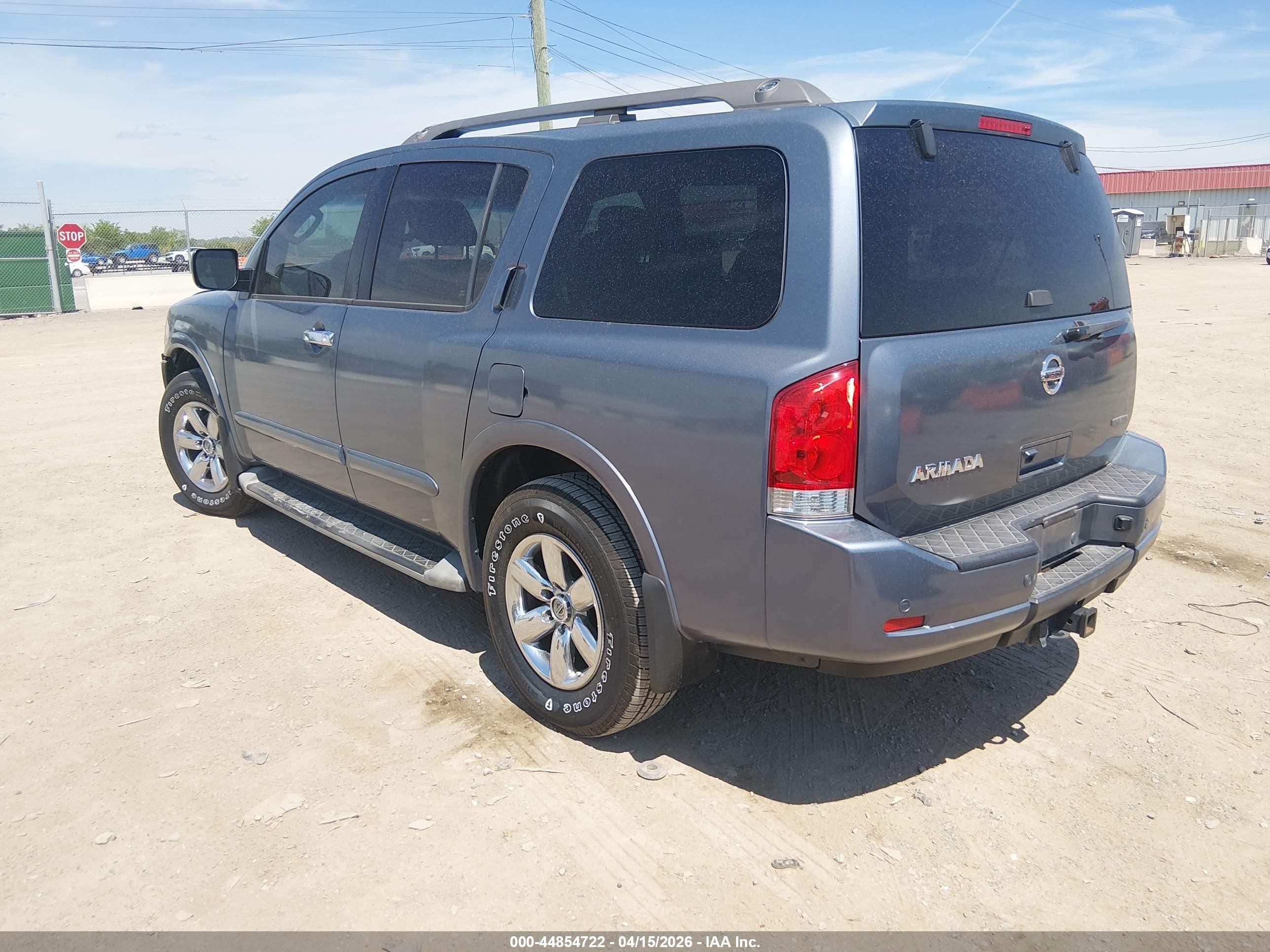 2011 Nissan Armada Sv Синий vin: 5N1BA0ND5BN607272