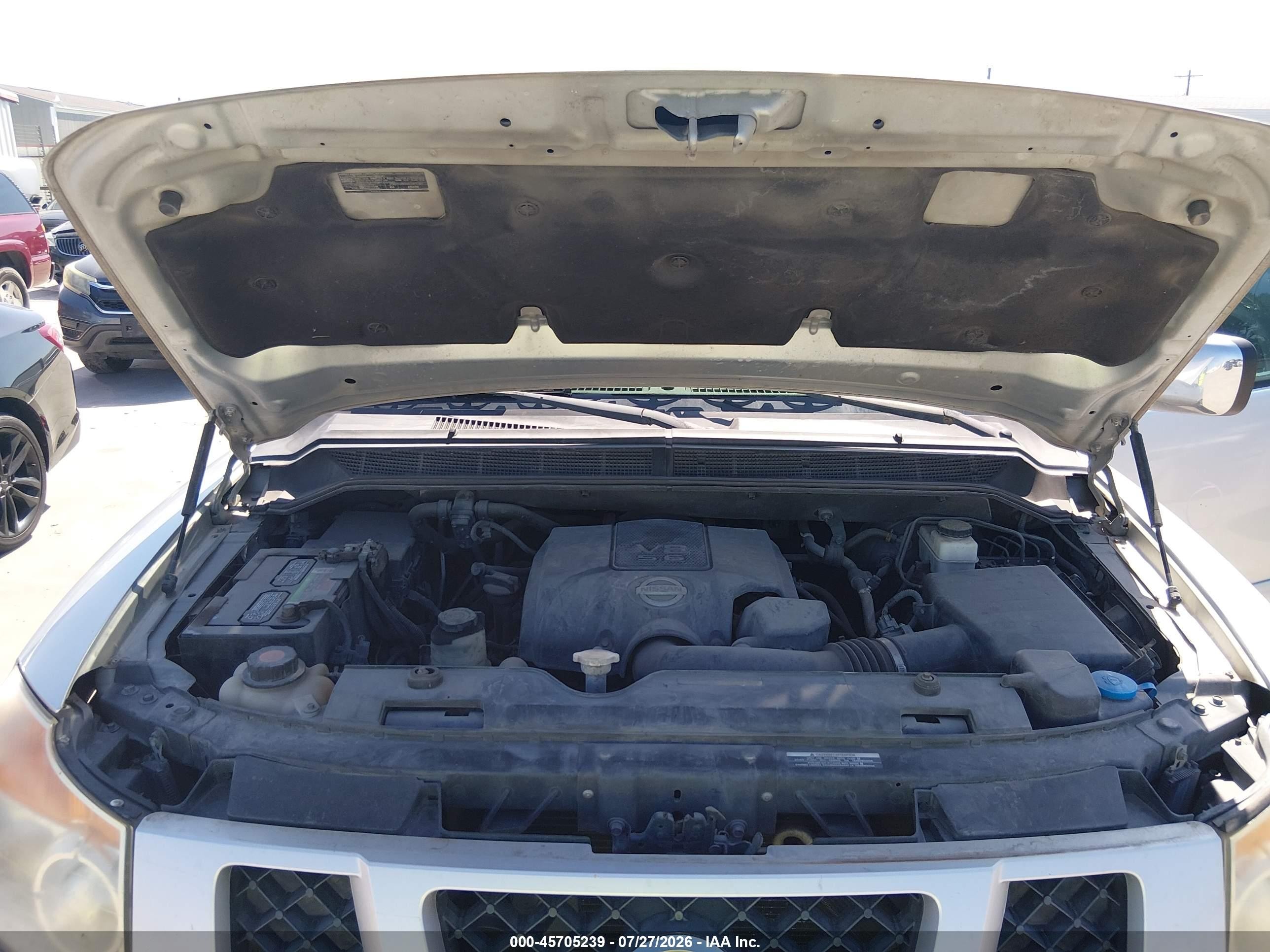 2011 Nissan Armada Sv Silver vin: 5N1BA0ND5BN613265
