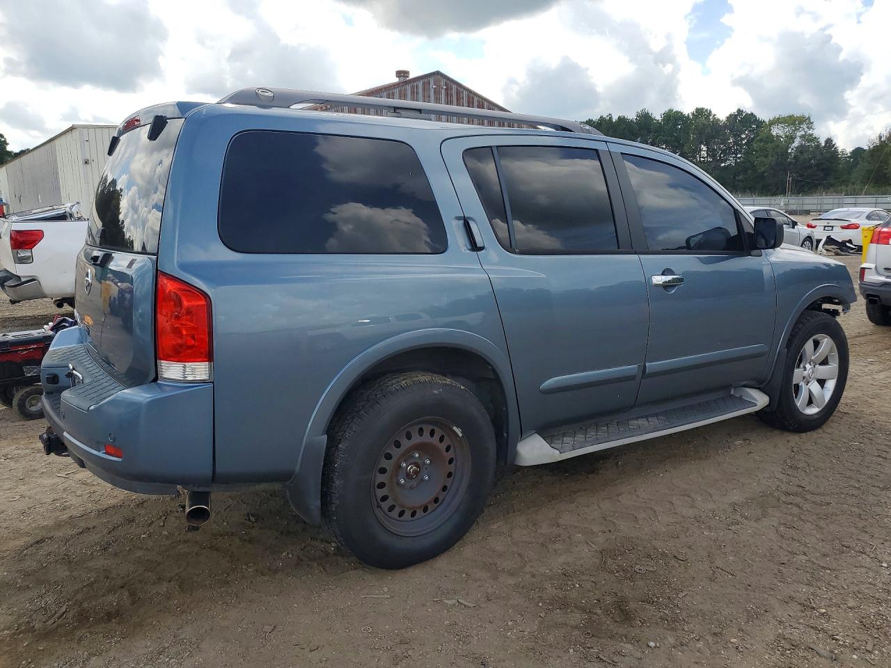 2012 Nissan Armada Sv Синий vin: 5N1BA0ND5CN600050