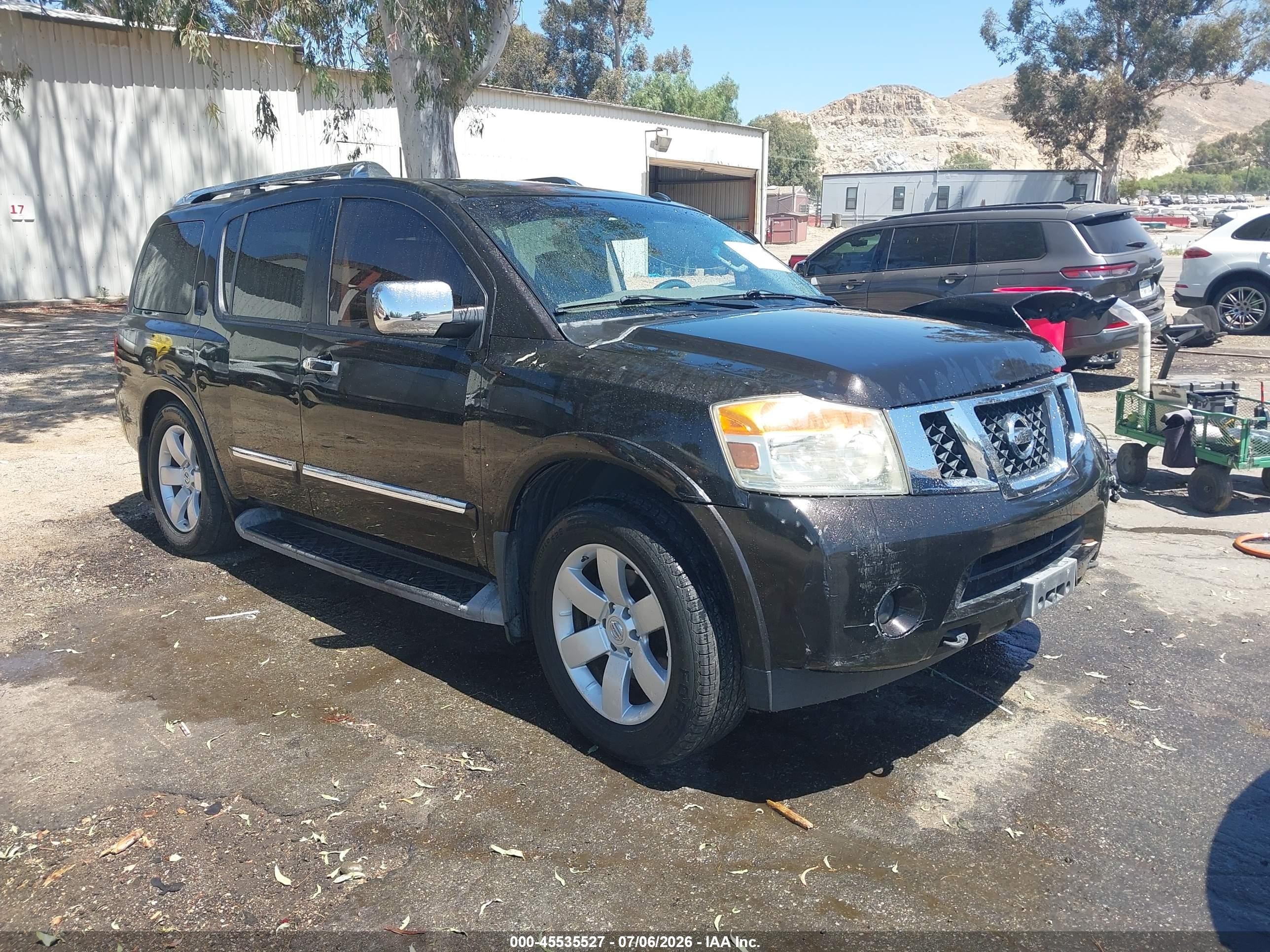 2013 Nissan Armada Sl Gray vin: 5N1BA0ND5DN600437