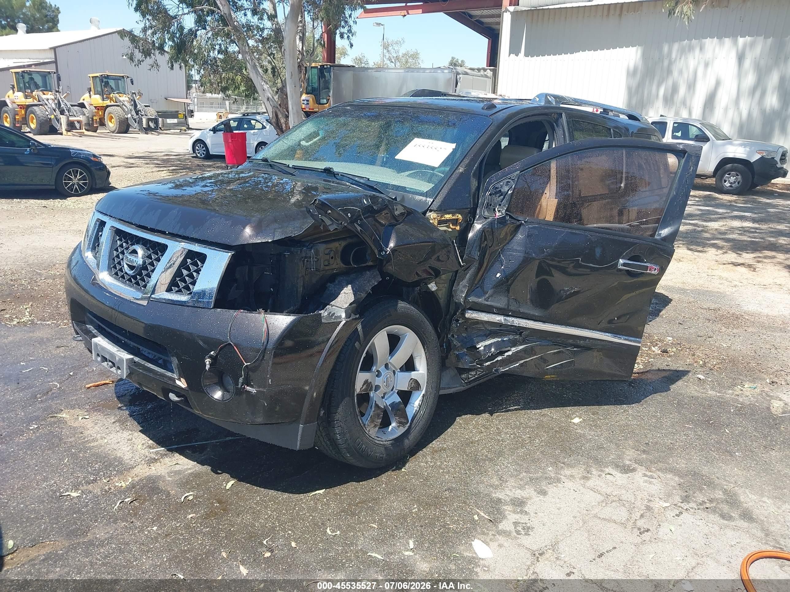 2013 Nissan Armada Sl Gray vin: 5N1BA0ND5DN600437