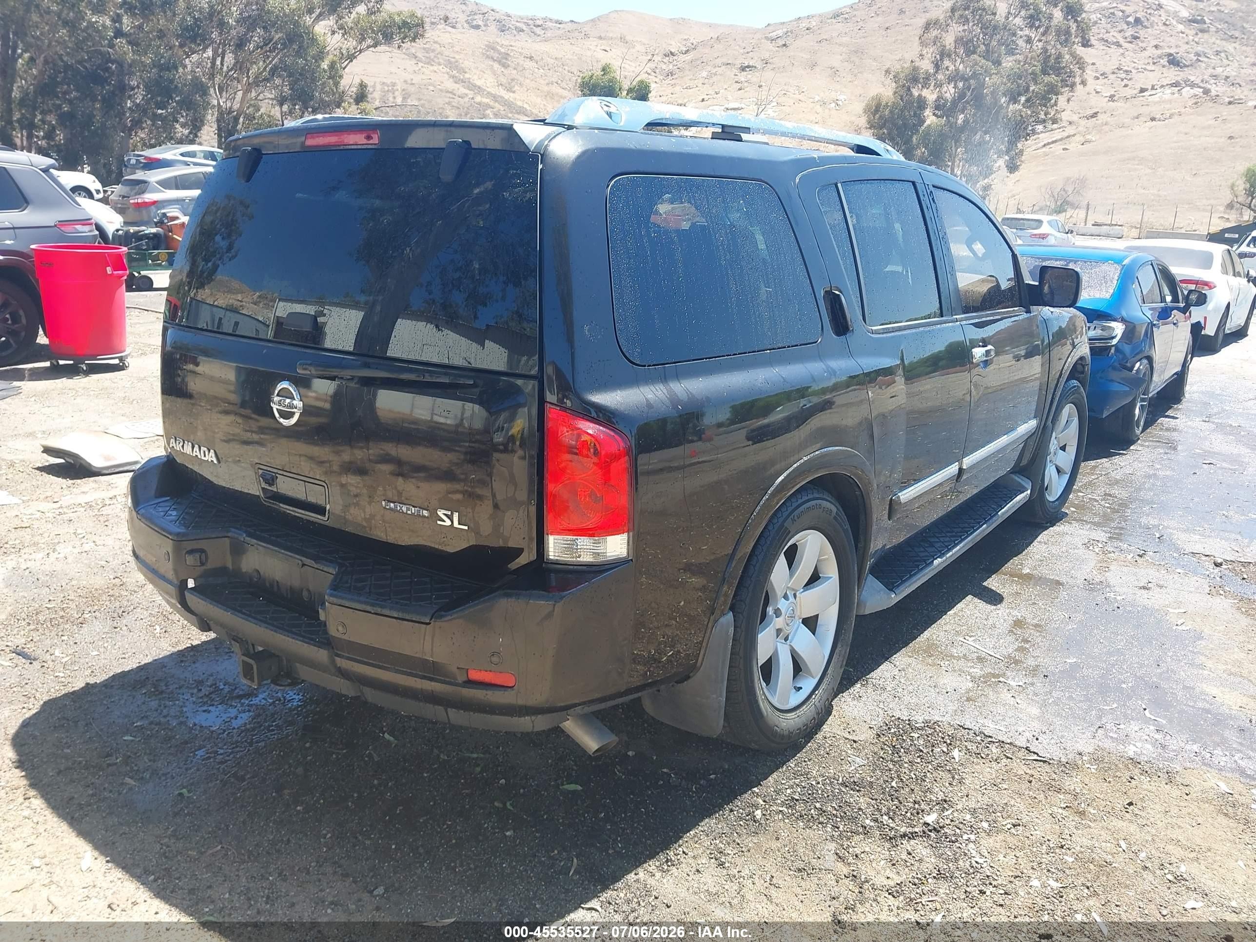 2013 Nissan Armada Sl Gray vin: 5N1BA0ND5DN600437