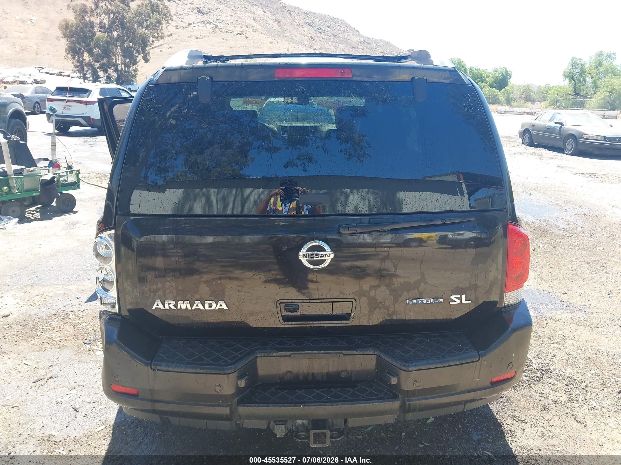 2013 Nissan Armada Sl Gray vin: 5N1BA0ND5DN600437